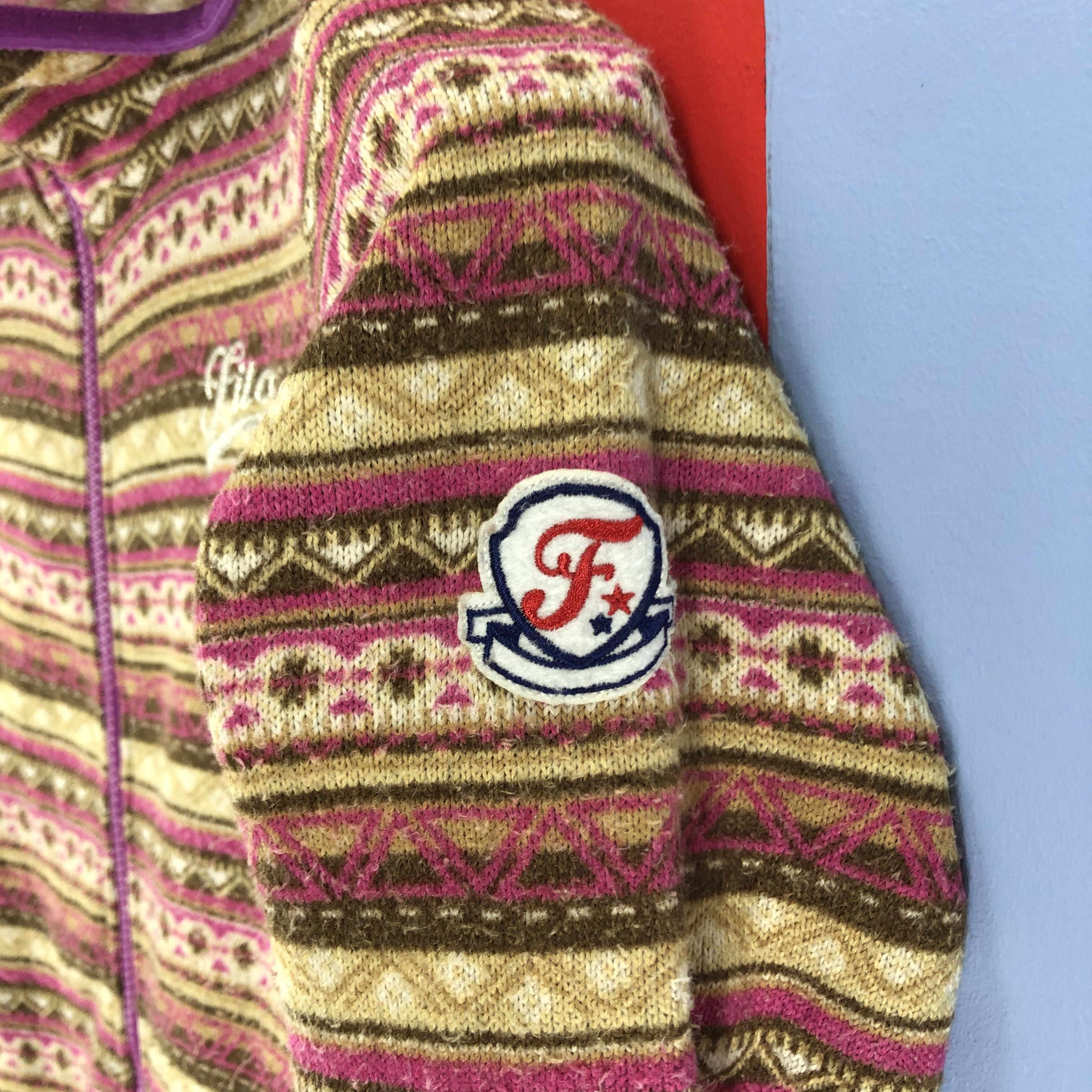 Fila FILA Rainbow Stripe Zipper Hoodie #0828/U Size S / US 4 / IT 40 - 4 Thumbnail