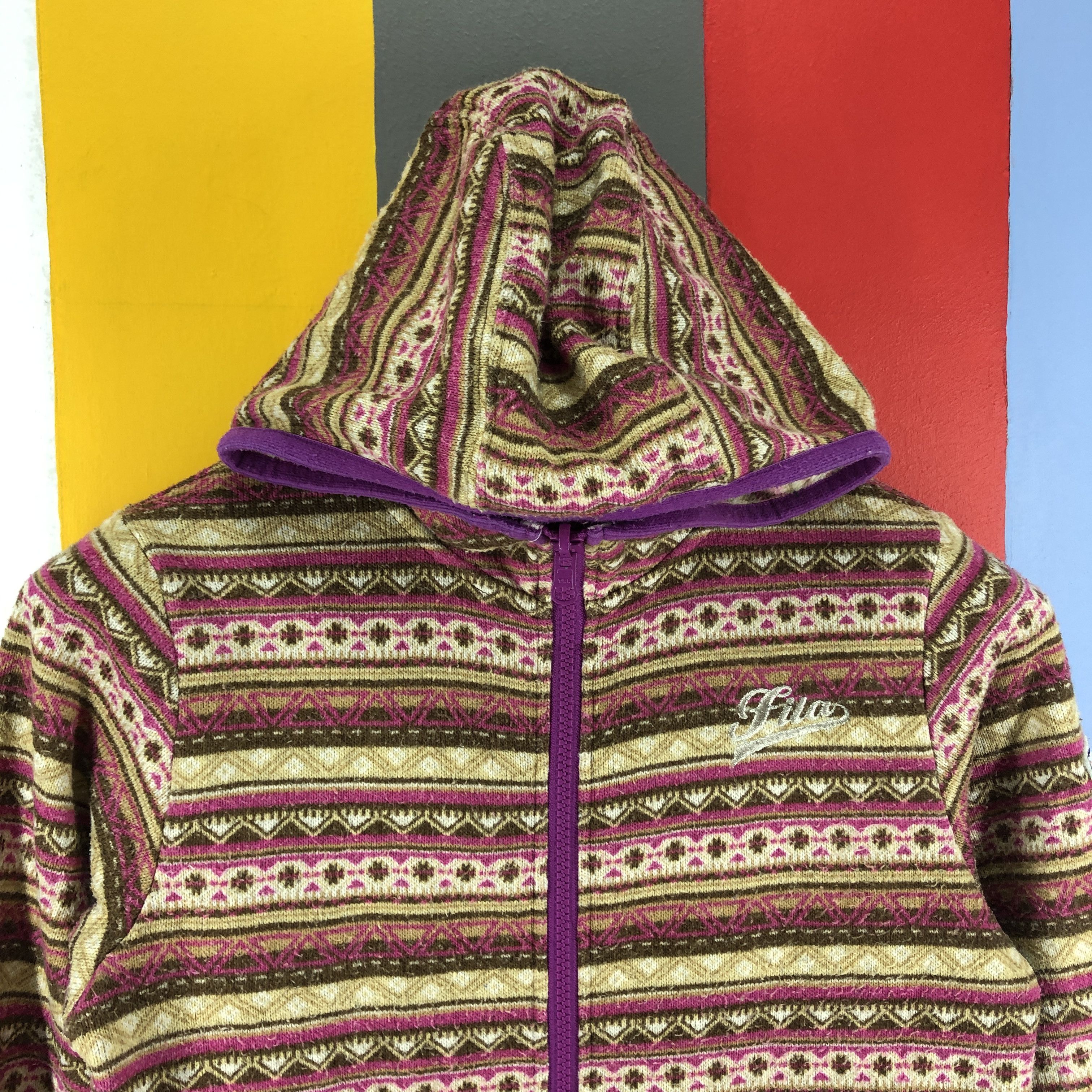 Fila FILA Rainbow Stripe Zipper Hoodie #0828/U Size S / US 4 / IT 40 - 2 Thumbnail