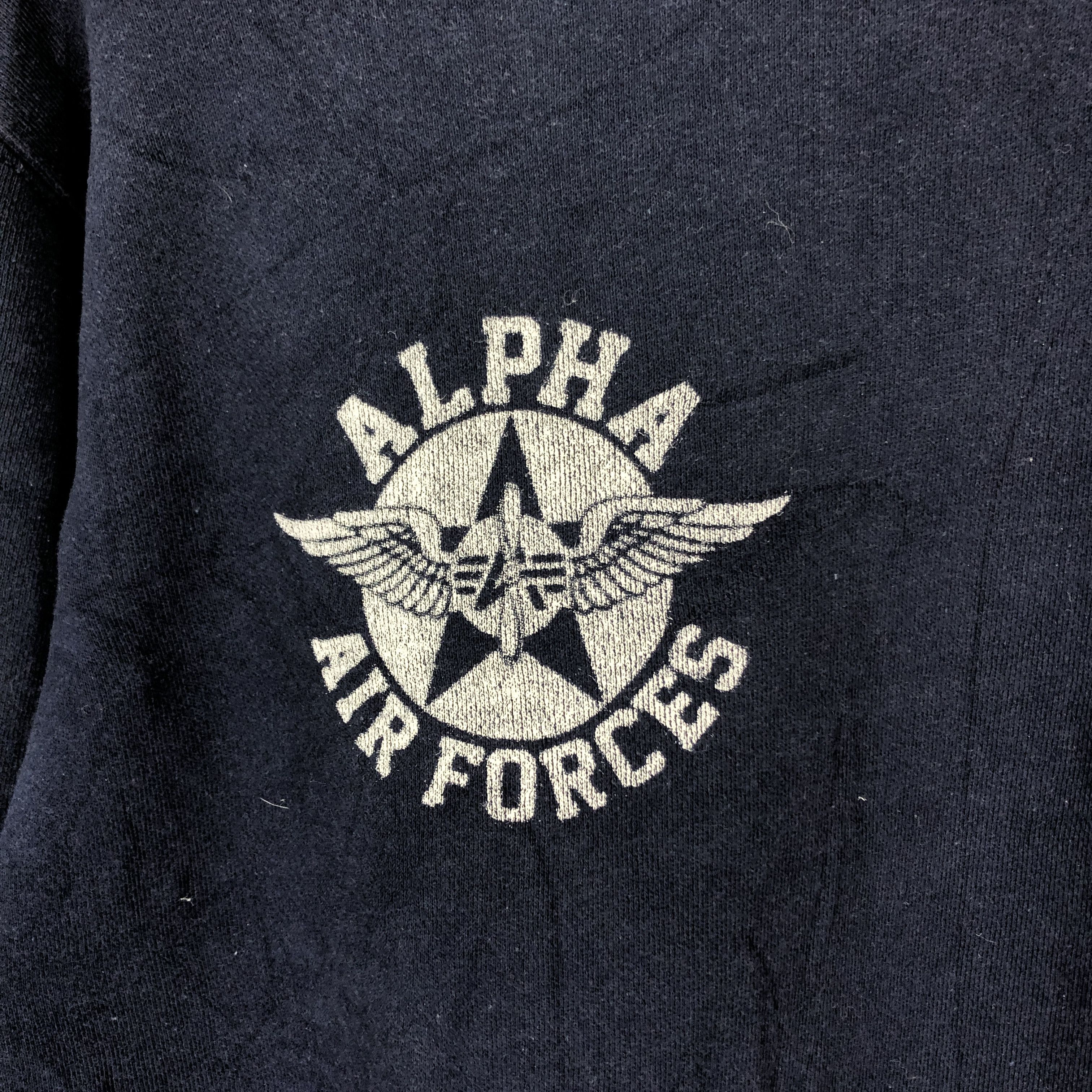 Alpha Industries ALPHA INDUSTRIES Air Forces Crew Neck Sweatshirt #1046/AK Size US M / EU 48-50 / 2 - 4 Thumbnail