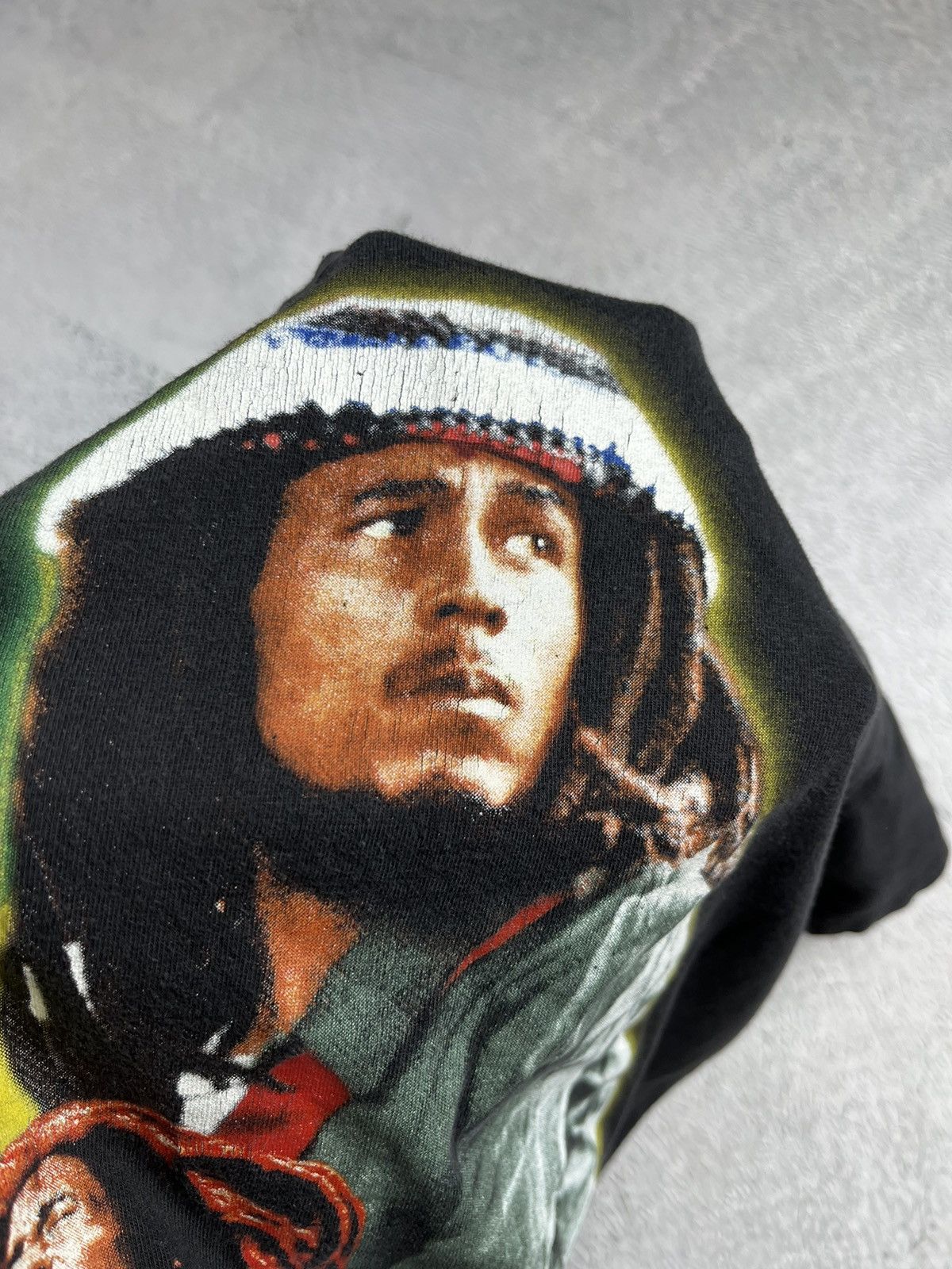 Bob Marley × Vintage Vintage 90s Bob Marley the Legend Judah tee weed smoked y2k Size US M / EU 48-50 / 2 - 3 Thumbnail