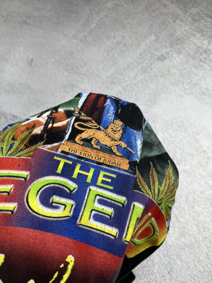Bob Marley × Vintage Vintage 90s Bob Marley the Legend Judah tee weed smoked y2k Size US M / EU 48-50 / 2 - 7 Thumbnail