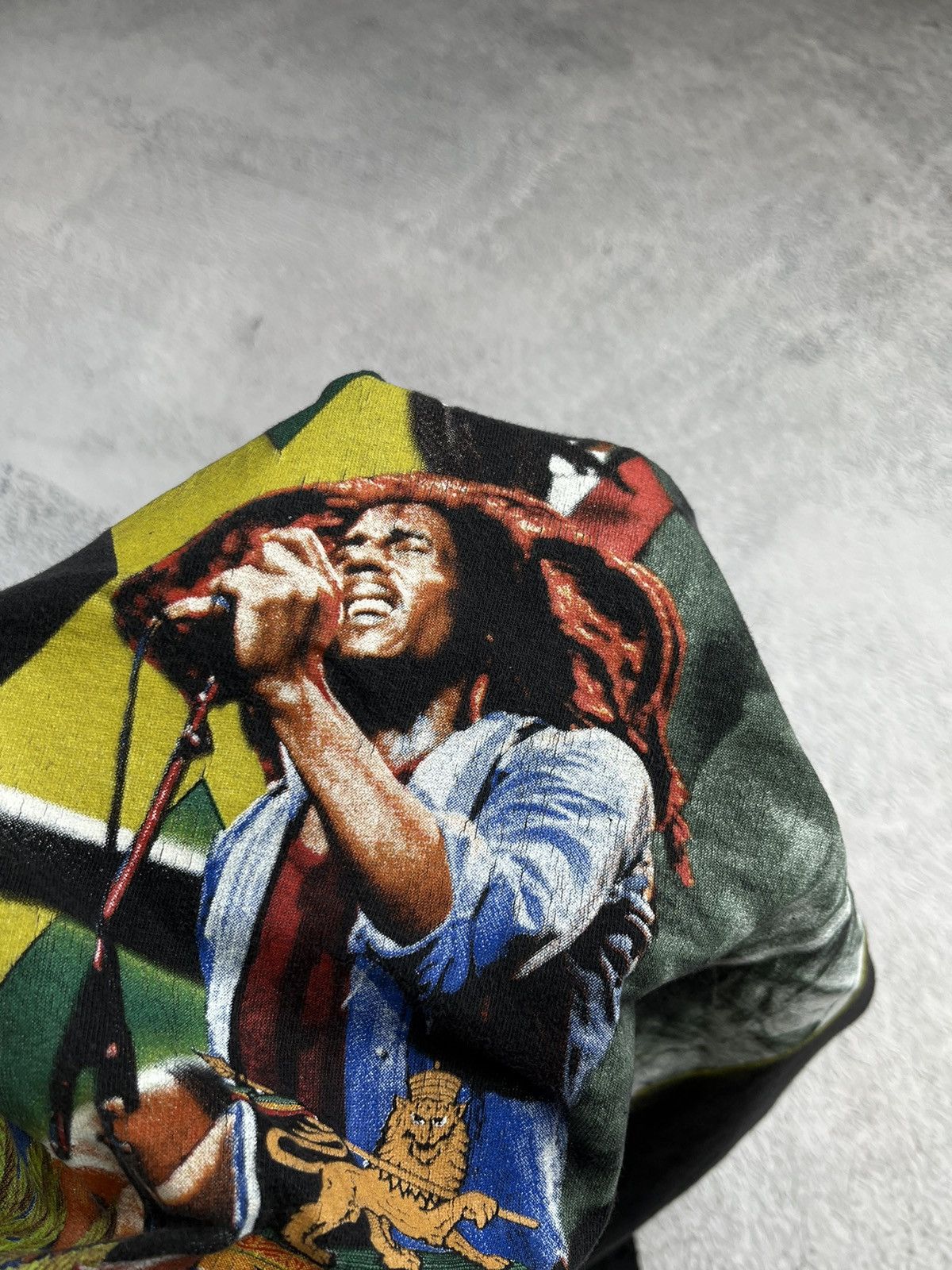 Bob Marley × Vintage Vintage 90s Bob Marley the Legend Judah tee weed smoked y2k Size US M / EU 48-50 / 2 - 8 Thumbnail