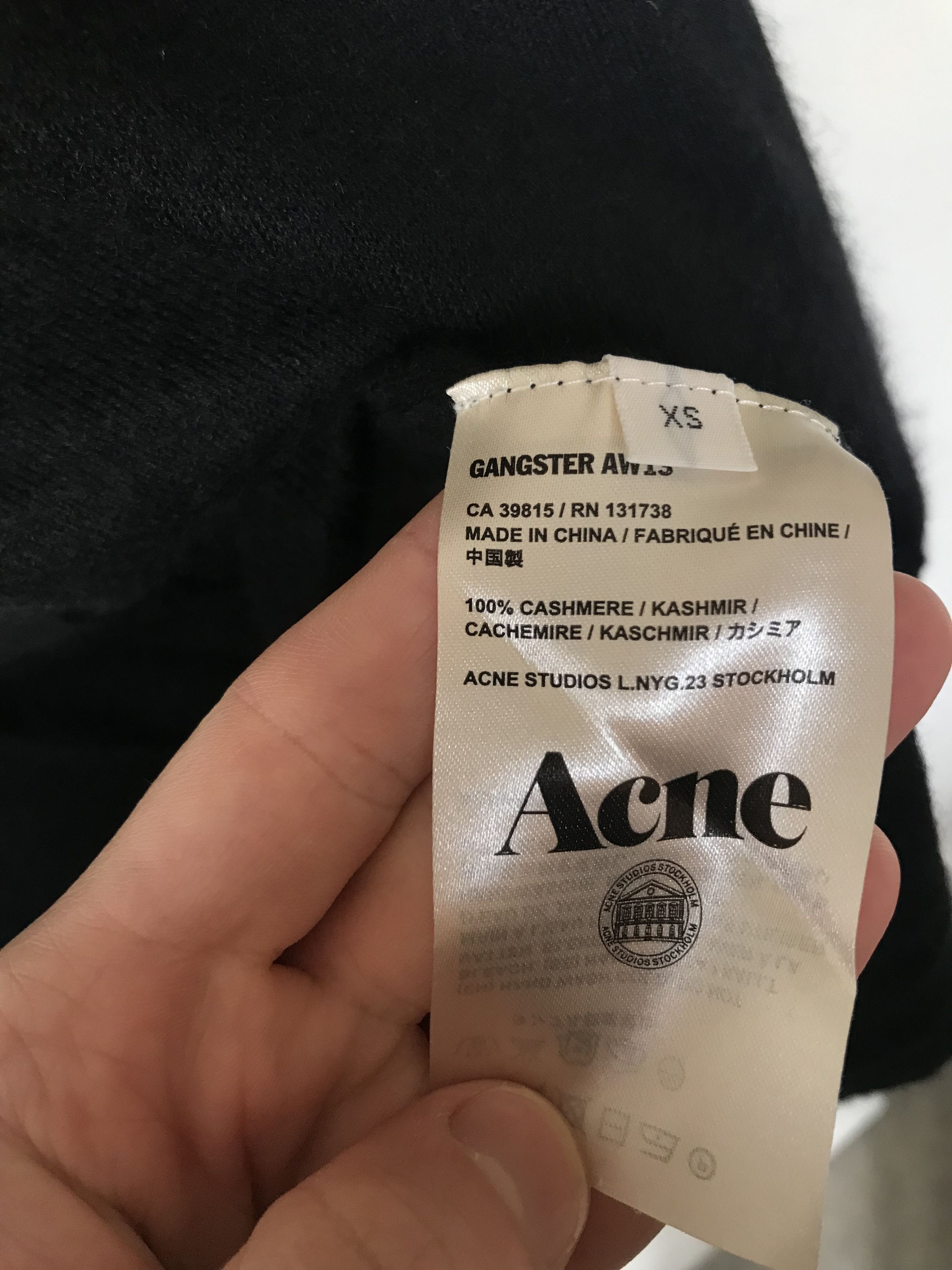 Acne Studios Acne 100% cashmere 'gangster' sleeveless knit Size US S / EU 44-46 / 1 - 3 Thumbnail