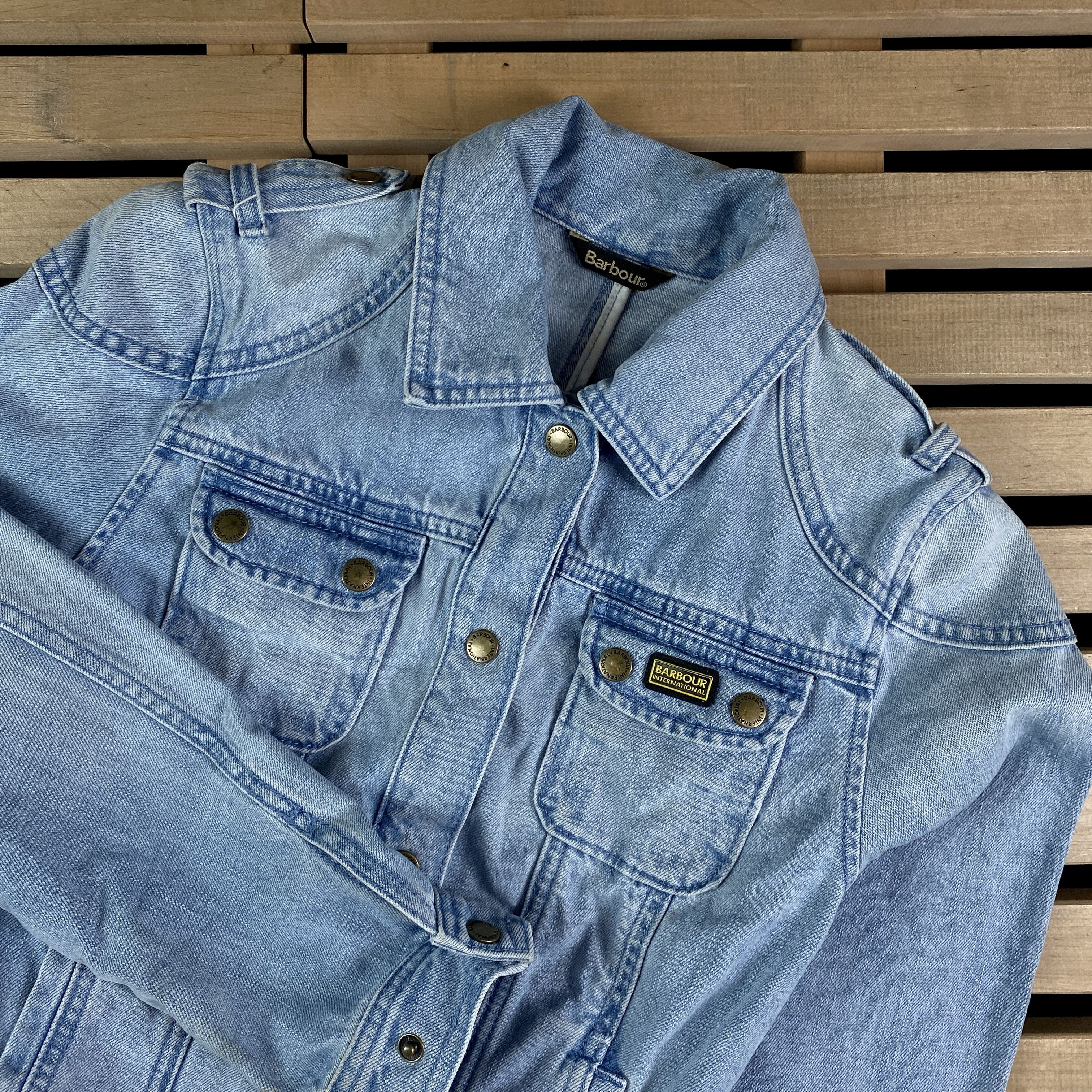 Barbour Womens Denim Jeans Jacket Barbour International Size Uk 10 Size M / US 6-8 / IT 42-44 - 2 Thumbnail