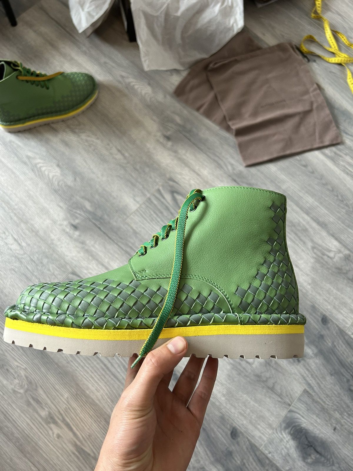 Bottega Veneta Green Speedster Boots Size US 8 / EU 41 - 11 Thumbnail