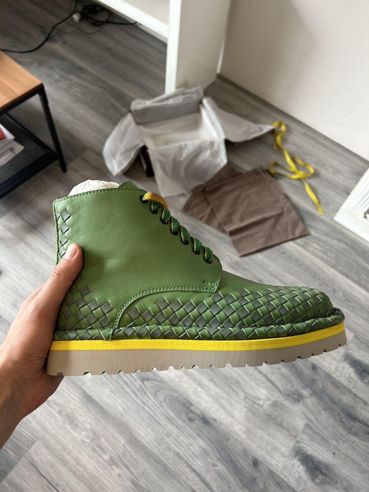 Bottega Veneta Green Speedster Boots Size US 8 / EU 41 - 4 Thumbnail