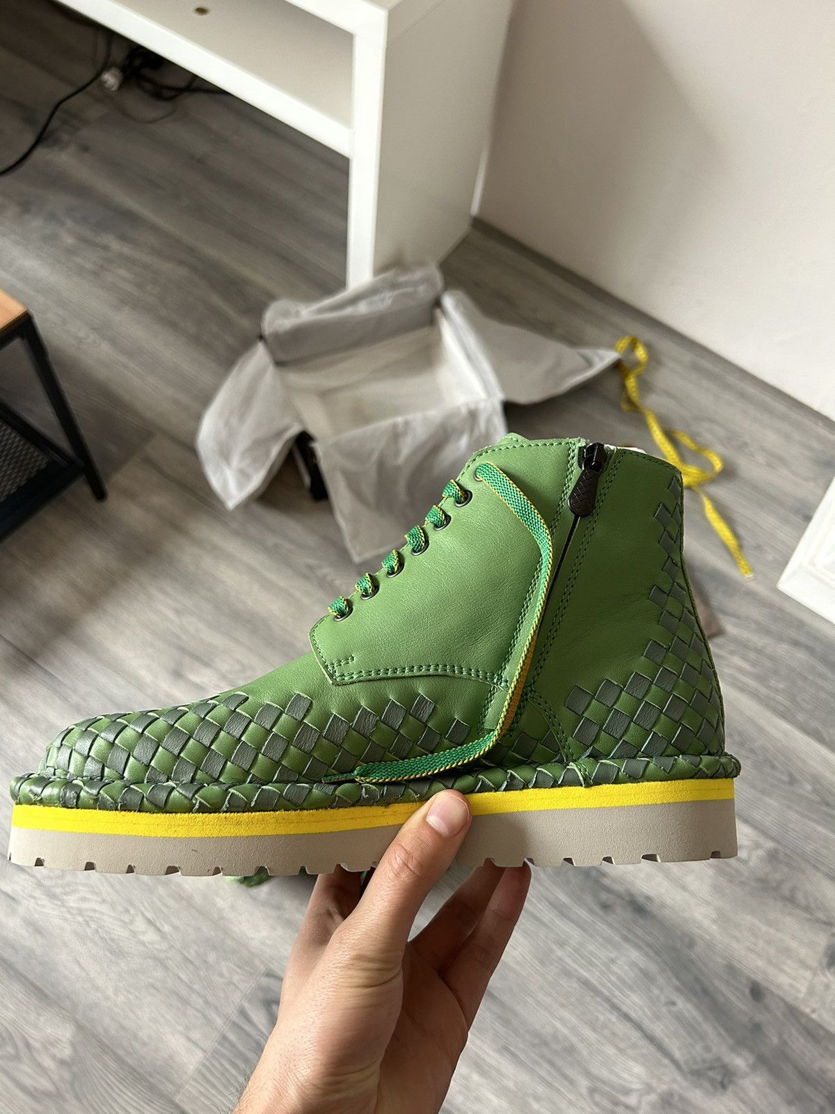 Bottega Veneta Green Speedster Boots Size US 8 / EU 41 - 5 Thumbnail
