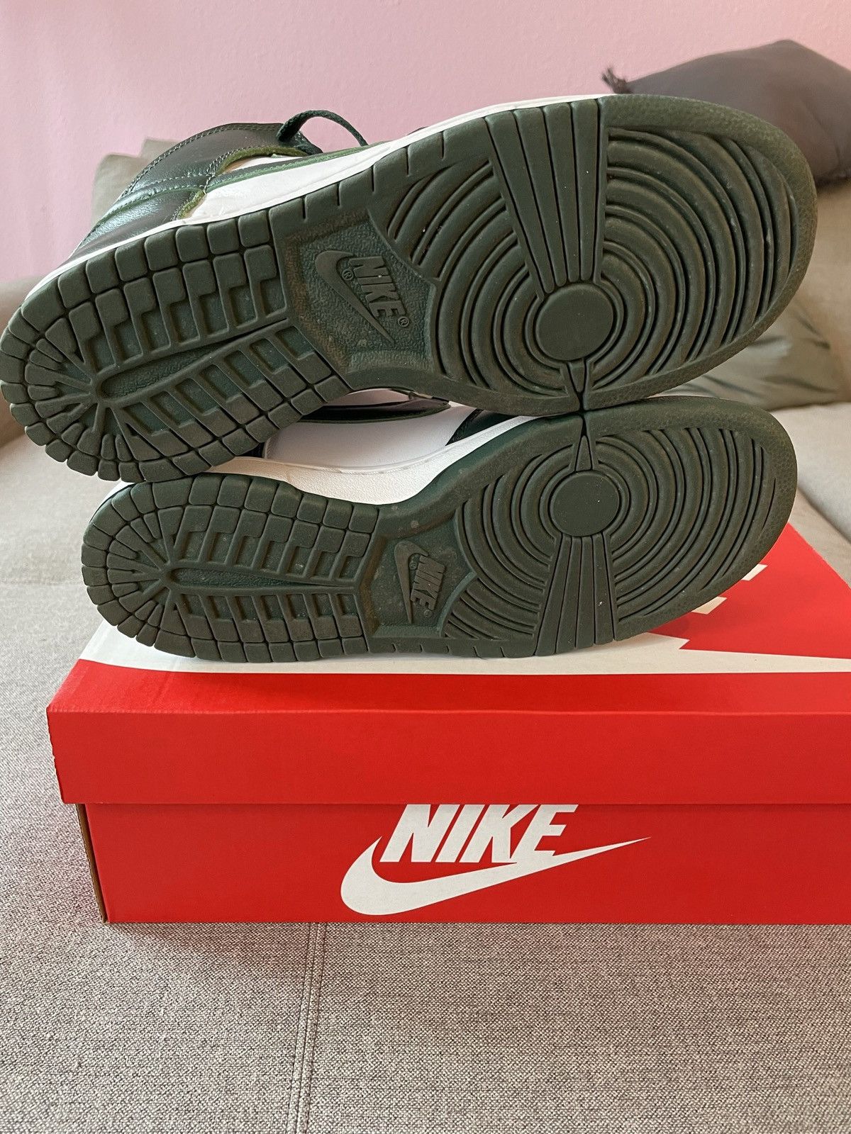 Nike NIKE DUNK HI SP green/white US 8.5 Size US 8.5 / EU 41-42 - 7 Thumbnail