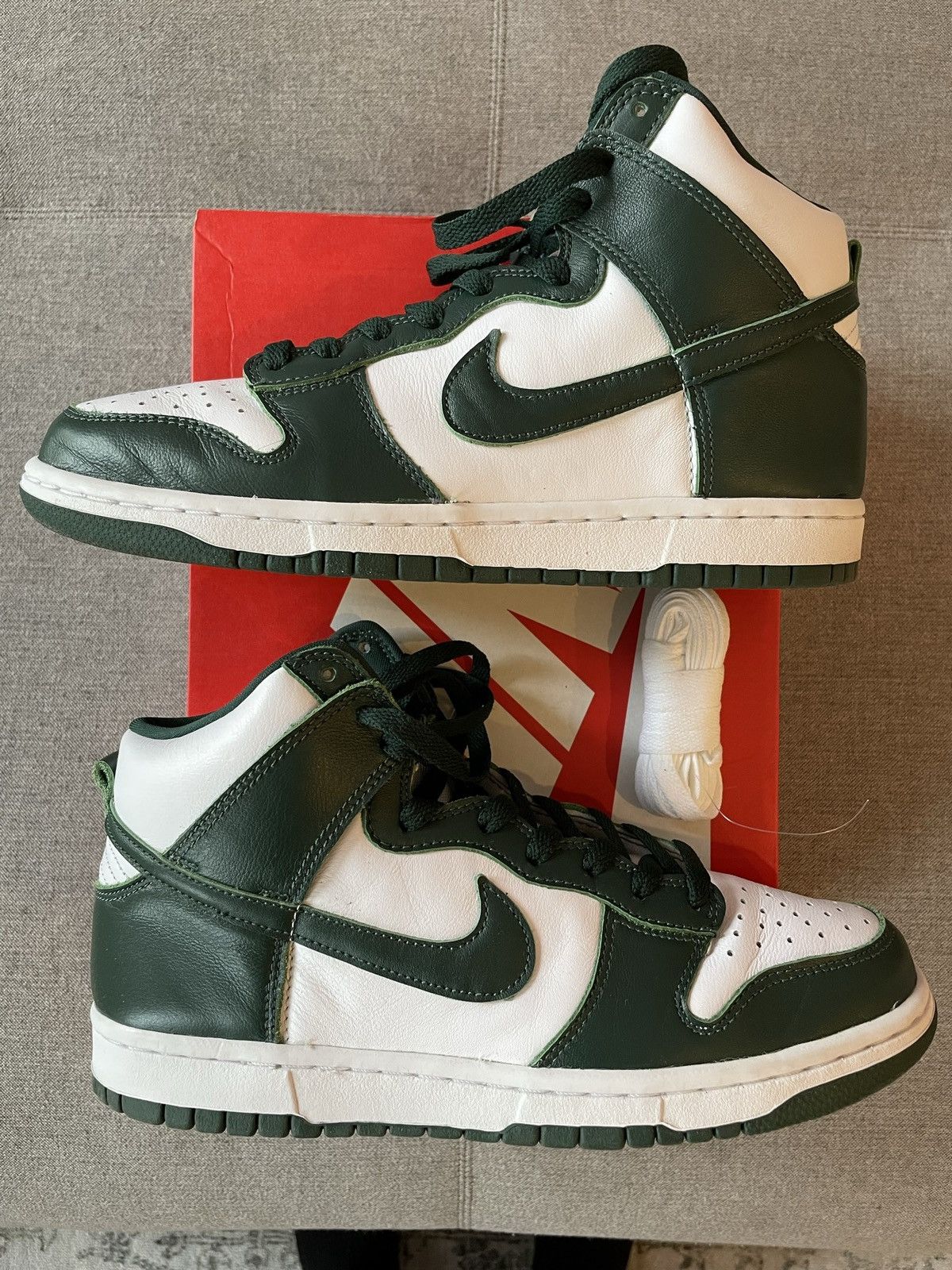 Nike NIKE DUNK HI SP green/white US 8.5 Size US 8.5 / EU 41-42 - 8 Thumbnail