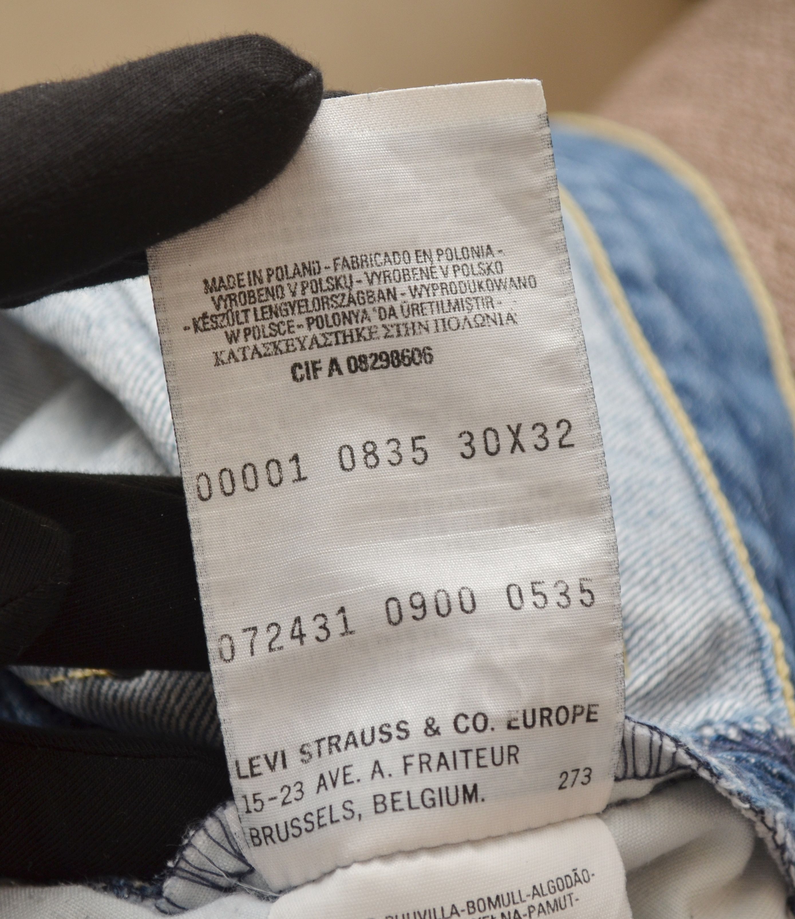 Levi's × Levi's Vintage Clothing × Vintage y2k Levis Engineered Blue Jeans Vintage sz 30x32 90s RARE Size US 30 / EU 46 - 15 Thumbnail