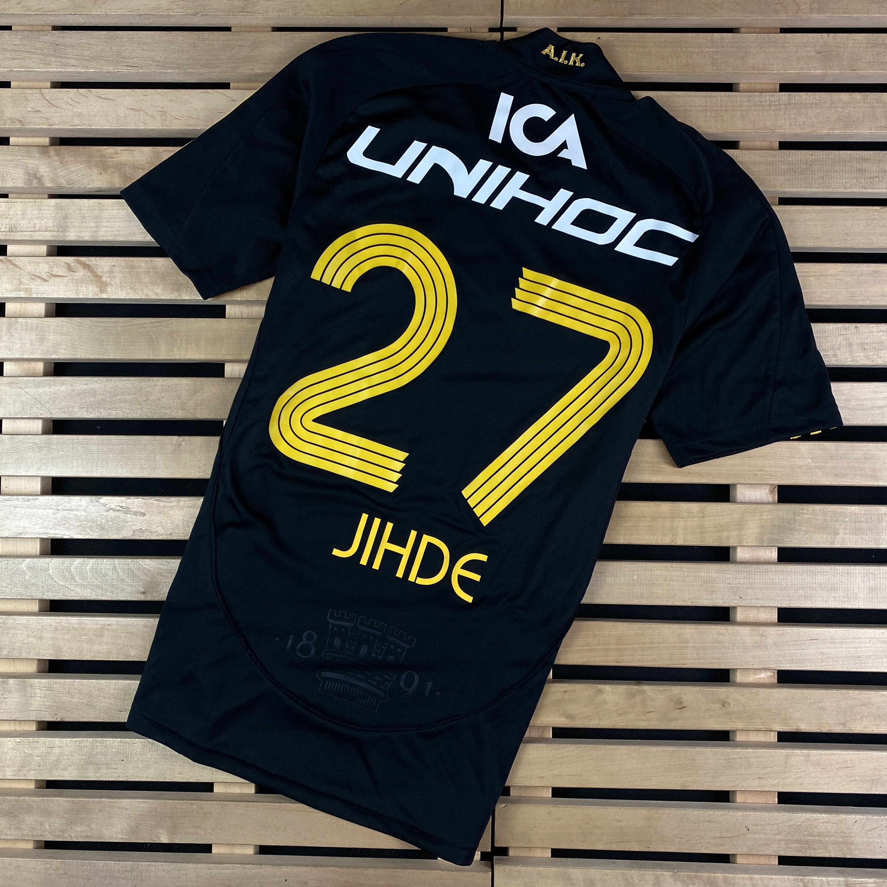 Adidas Football Jersey A.I.K. Adidas Abro Unihoc #27 Jihde Size S Size US S / EU 44-46 / 1 - 4 Thumbnail
