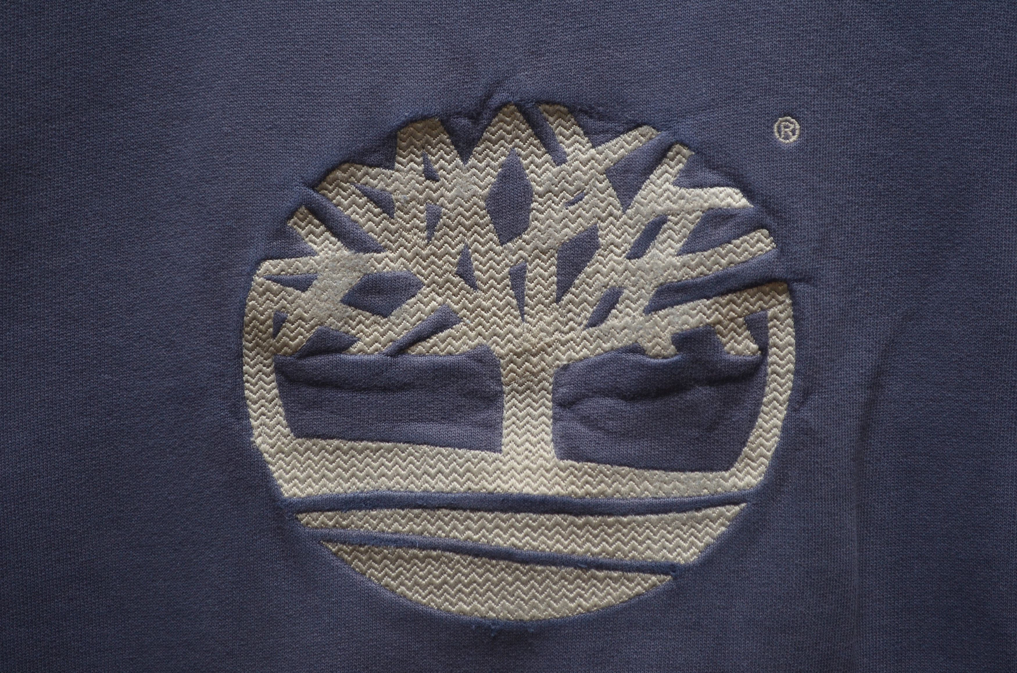 Timberland × Vintage Timberland Embroided Logo Vintage Distressed Sweatshirt 90s Size US M / EU 48-50 / 2 - 3 Thumbnail