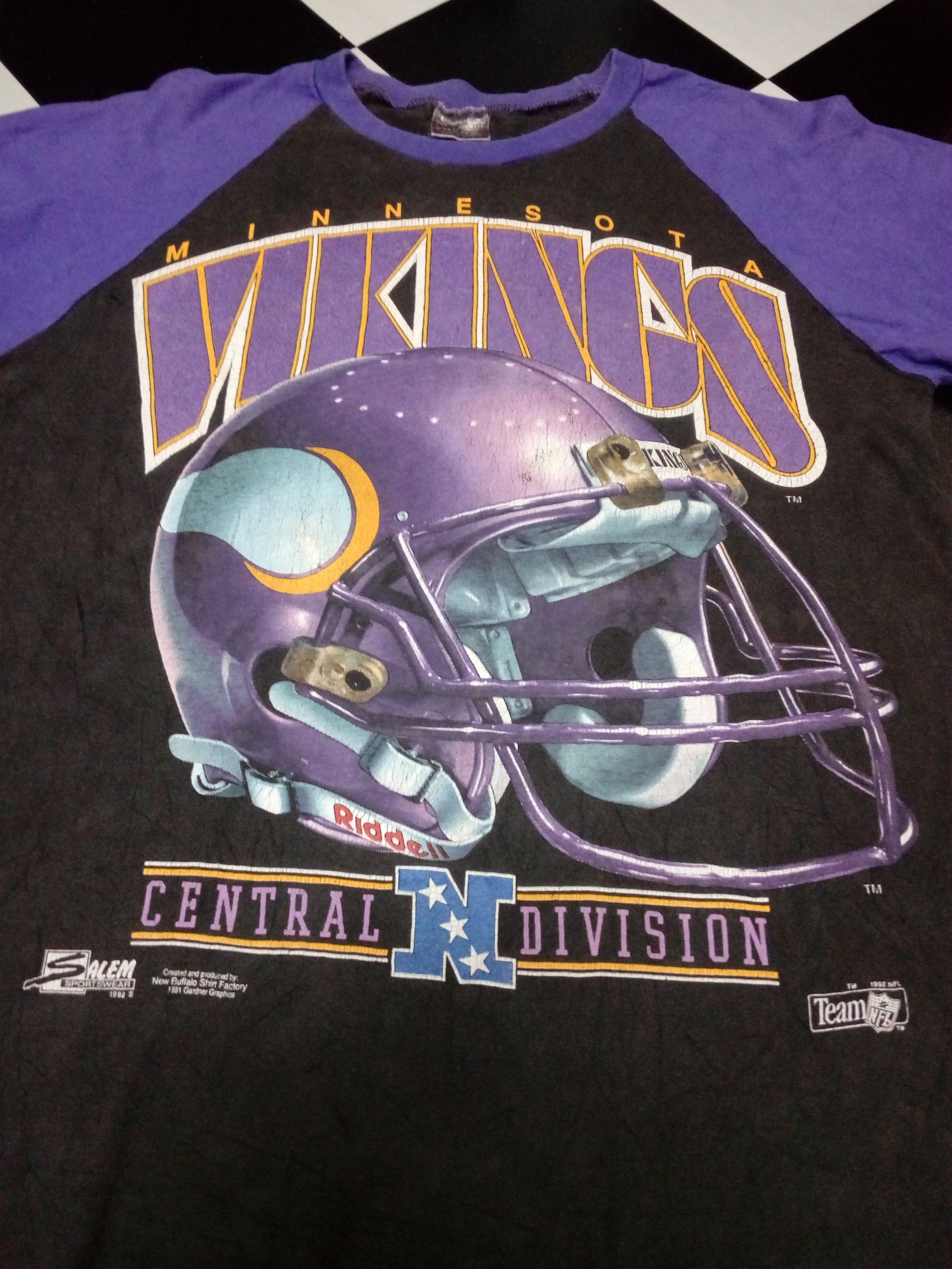 Vintage VINTAGE MINNESOTA VIKINGS RAGLAN SHIRT Size US S / EU 44-46 / 1 - 5 Thumbnail