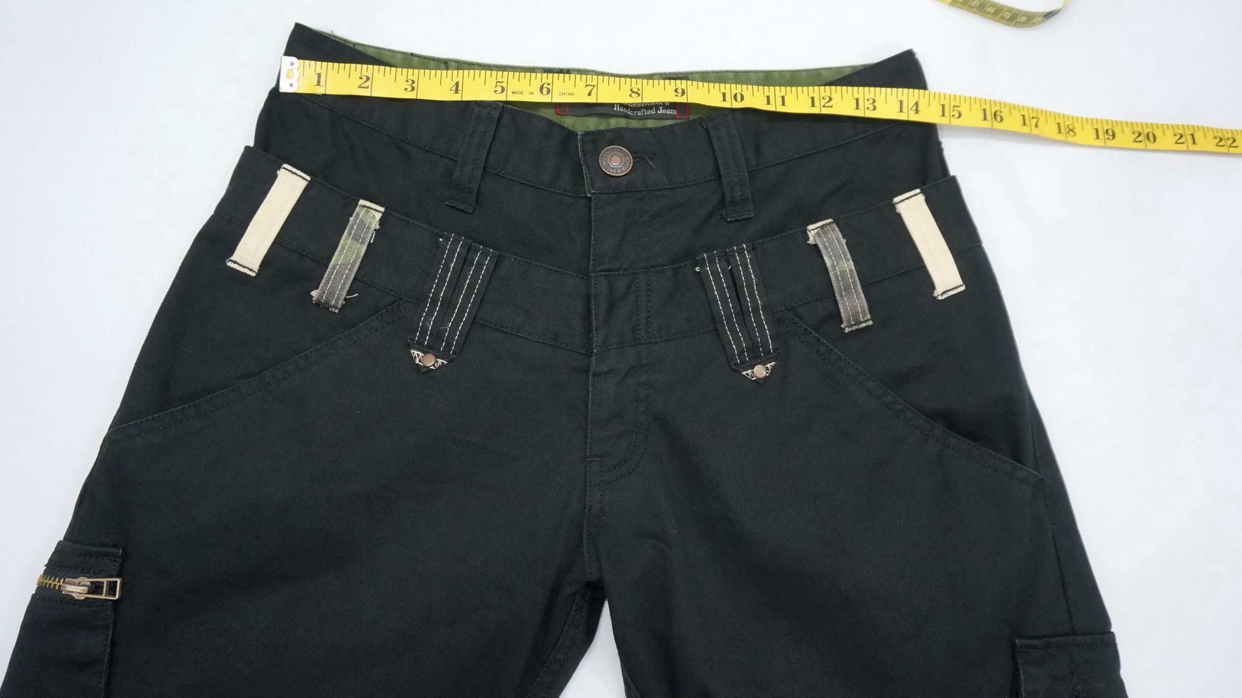 Japanese Brand DOMINATE Double Waist Slim Cargo Pants Travis Scott's Style Size US 29 - 11 Thumbnail