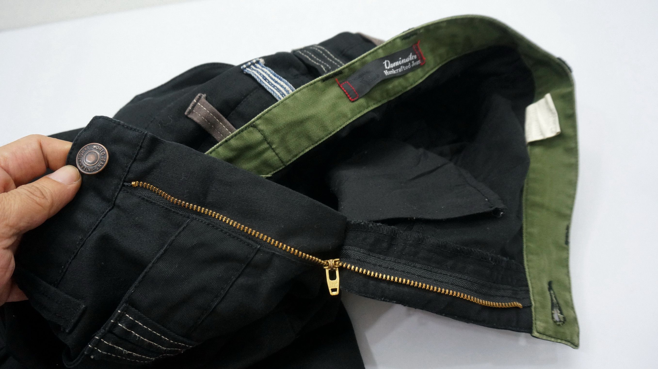 Japanese Brand DOMINATE Double Waist Slim Cargo Pants Travis Scott's Style Size US 29 - 18 Thumbnail