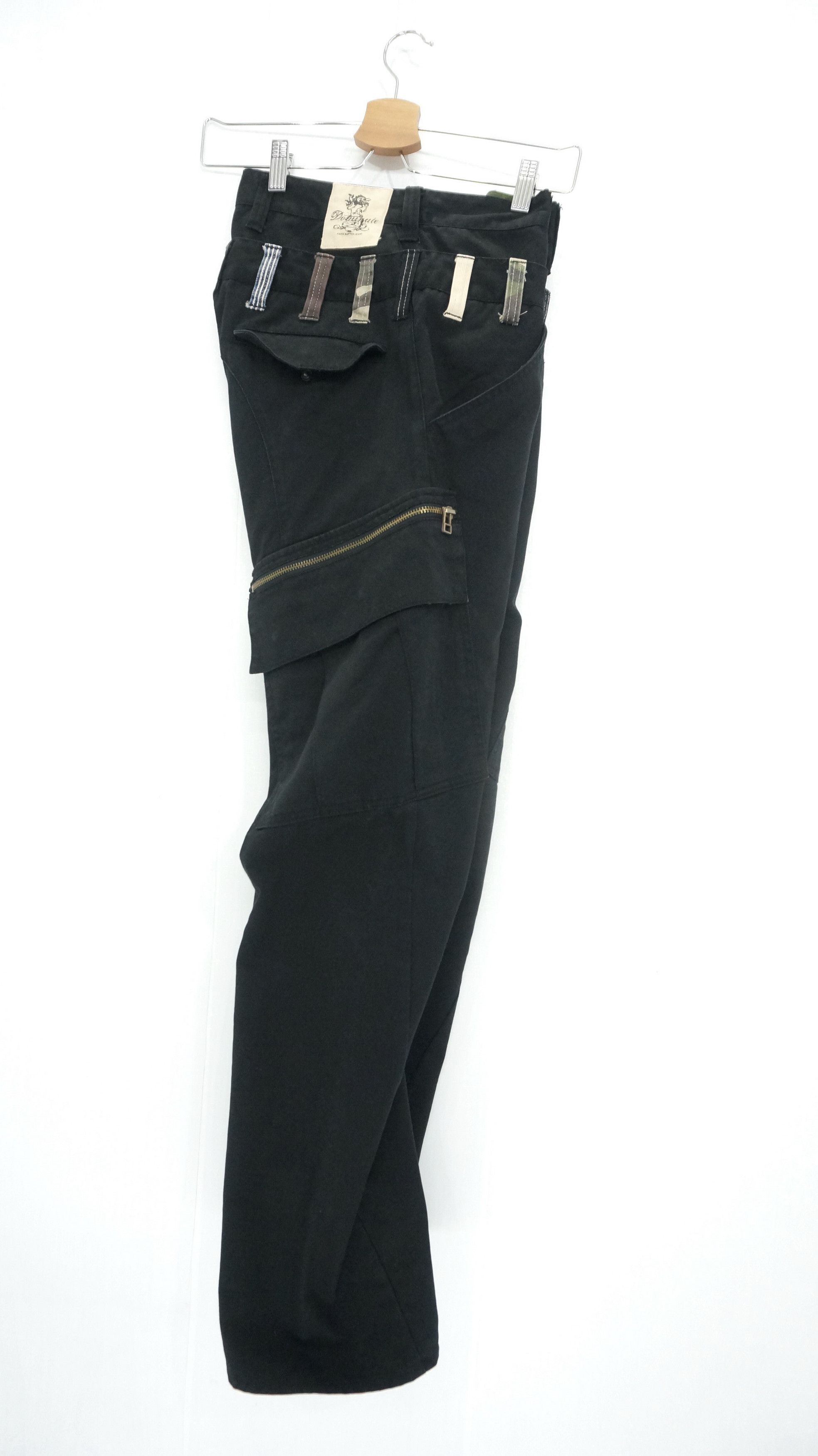 Japanese Brand DOMINATE Double Waist Slim Cargo Pants Travis Scott's Style Size US 29 - 3 Thumbnail