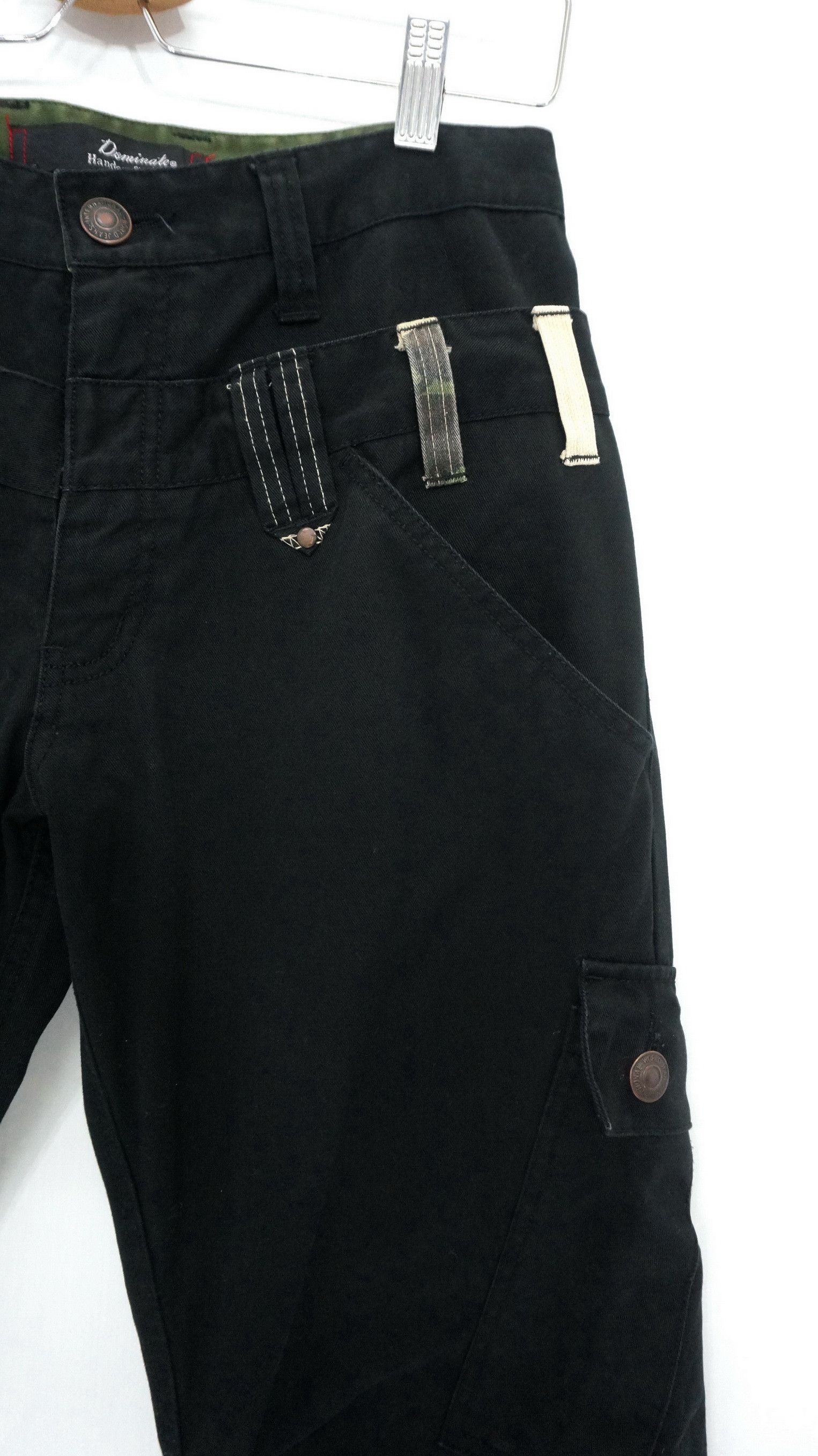 Japanese Brand DOMINATE Double Waist Slim Cargo Pants Travis Scott's Style Size US 29 - 5 Thumbnail