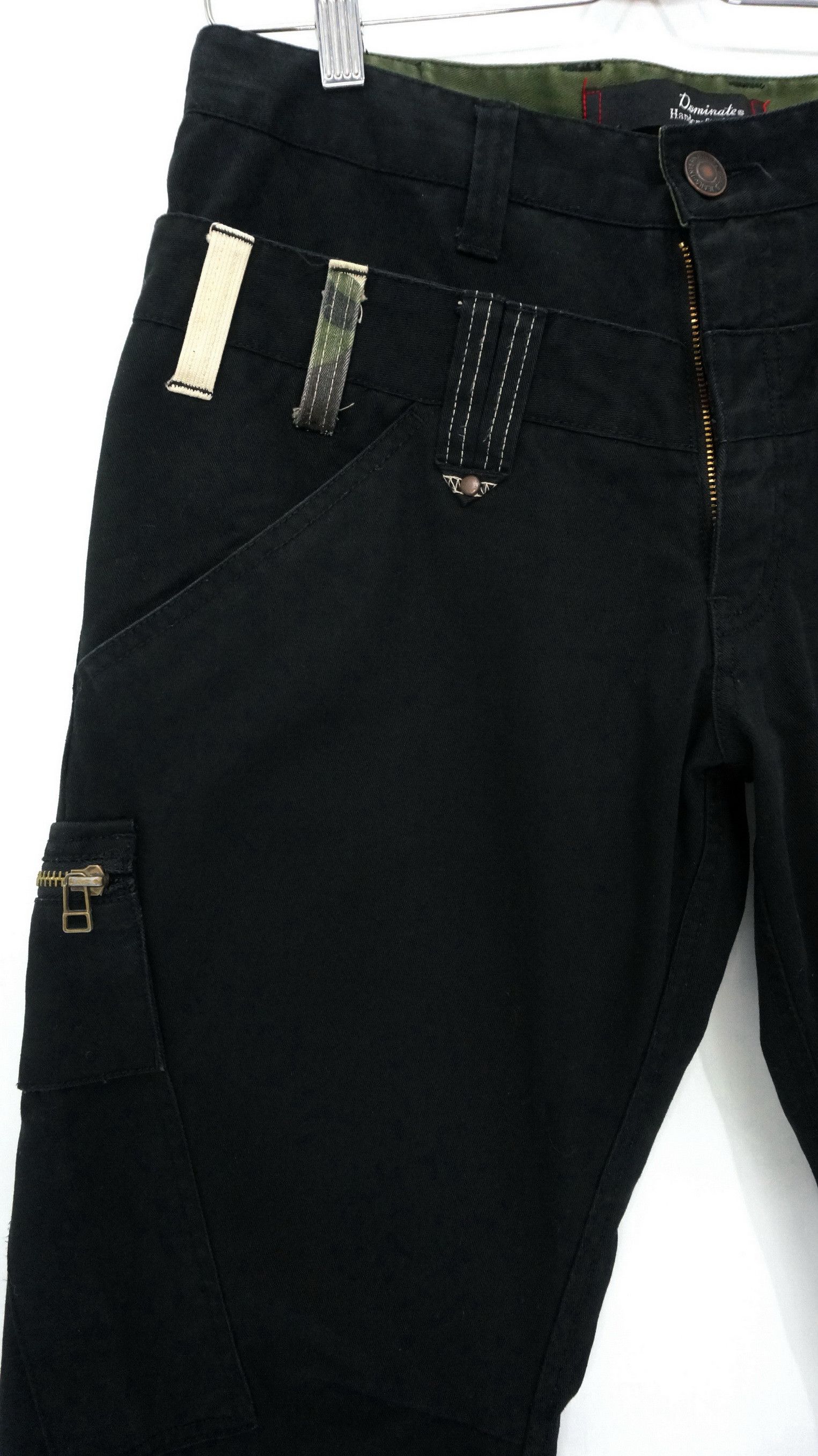 Japanese Brand DOMINATE Double Waist Slim Cargo Pants Travis Scott's Style Size US 29 - 7 Thumbnail