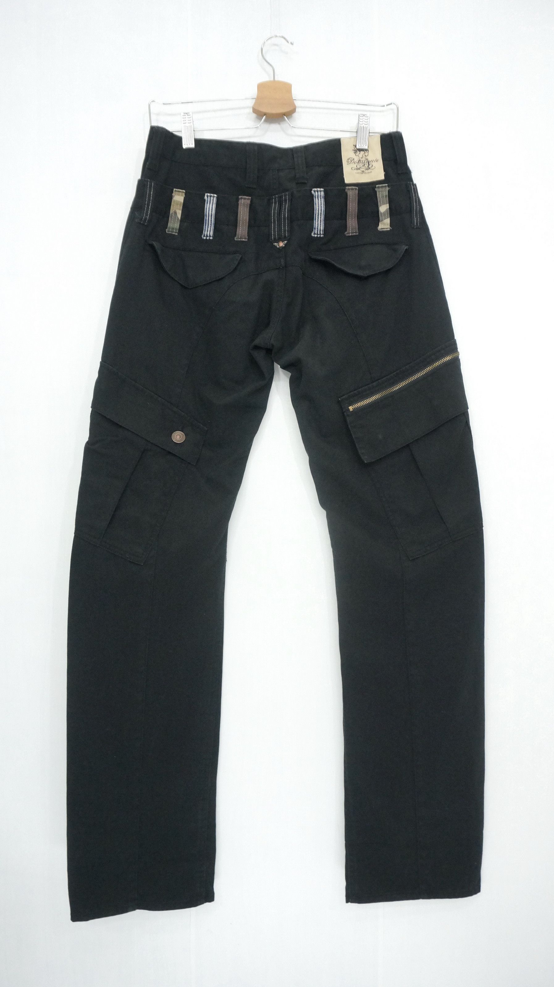 Japanese Brand DOMINATE Double Waist Slim Cargo Pants Travis Scott's Style Size US 29 - 1 Thumbnail