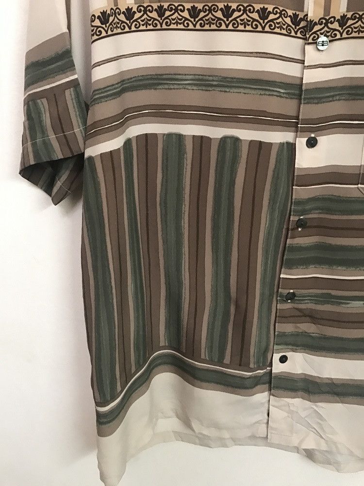 Balenciaga Balenciaga Paris Abstract Striped Baggy Shirt Size US L / EU 52-54 / 3 - 3 Thumbnail