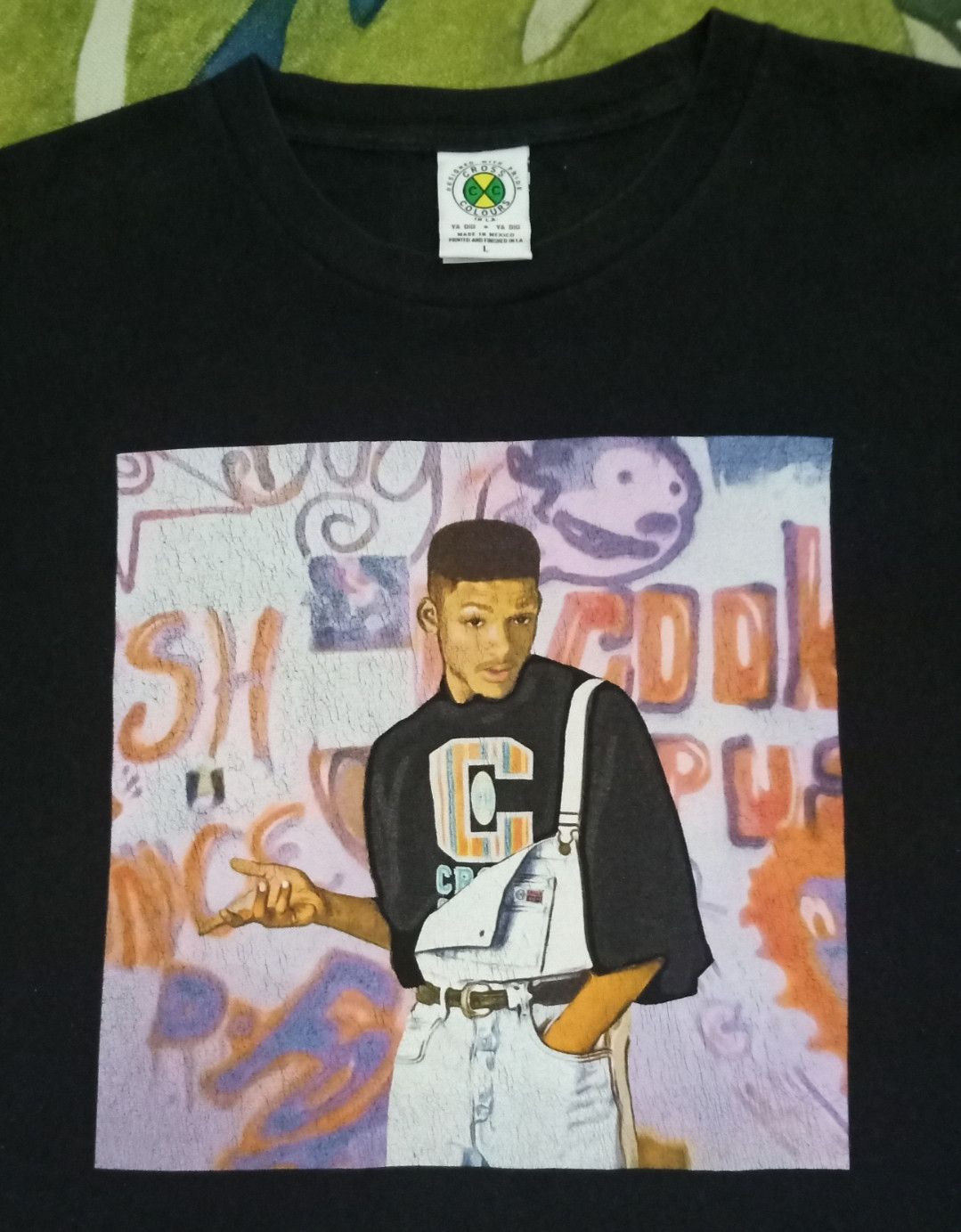 Cross Colours Cross Colours : Will Smith "Fresh Prince of Bel Air T-shirt Size US L / EU 52-54 / 3 - 4 Thumbnail