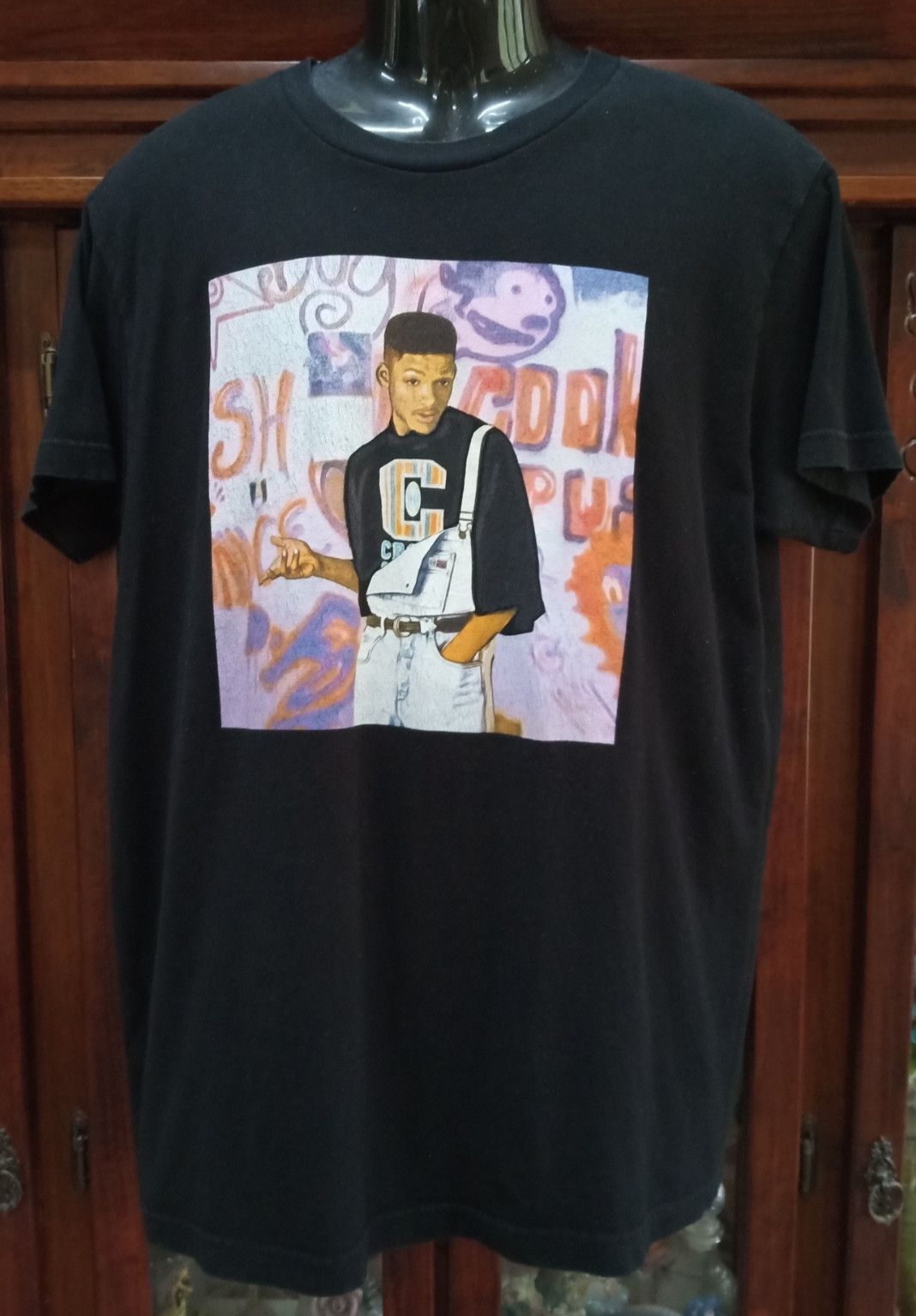 Cross Colours Cross Colours : Will Smith "Fresh Prince of Bel Air T-shirt Size US L / EU 52-54 / 3 - 1 Thumbnail