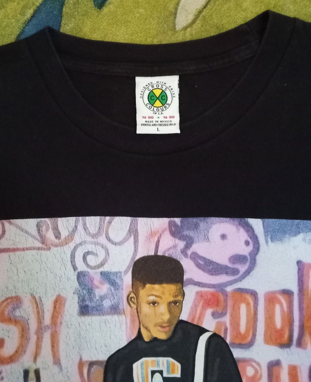 Cross Colours Cross Colours : Will Smith "Fresh Prince of Bel Air T-shirt Size US L / EU 52-54 / 3 - 6 Thumbnail