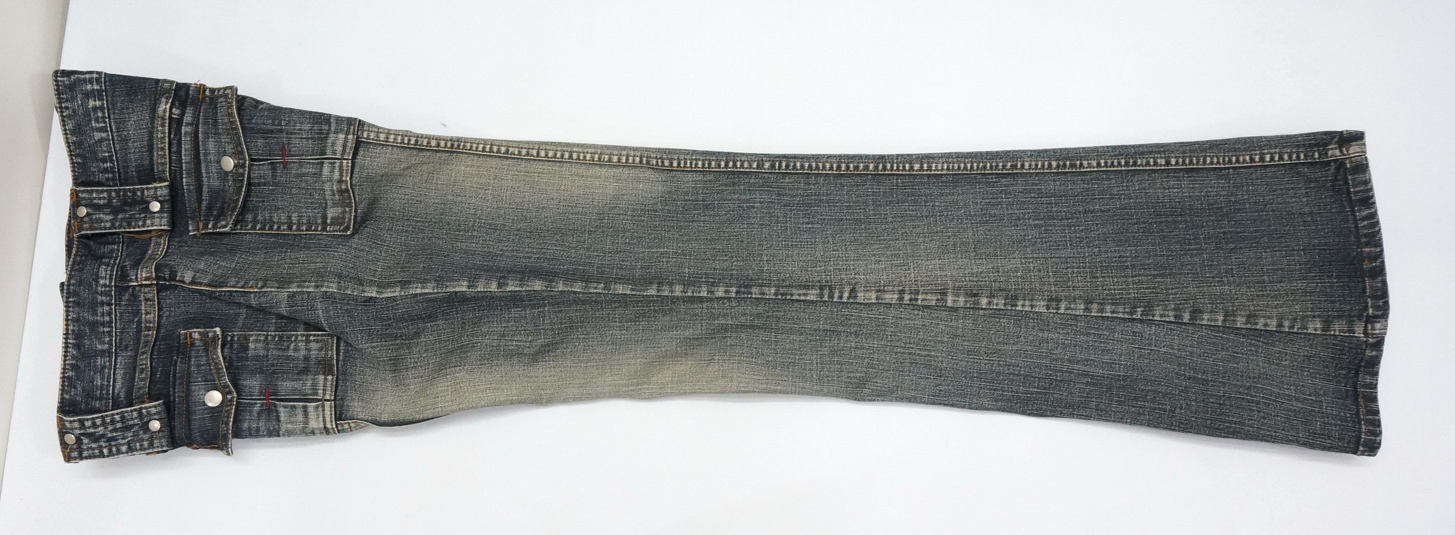 Japanese Brand Fire! Vintage AZUR Japan Flare Hysteric Vibes Womens Jeans Size 30" / US 8 / IT 44 - 11 Thumbnail