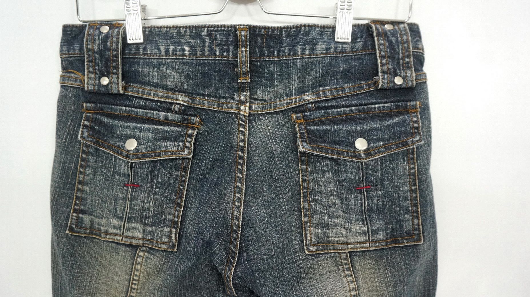 Japanese Brand Fire! Vintage AZUR Japan Flare Hysteric Vibes Womens Jeans Size 30" / US 8 / IT 44 - 9 Thumbnail