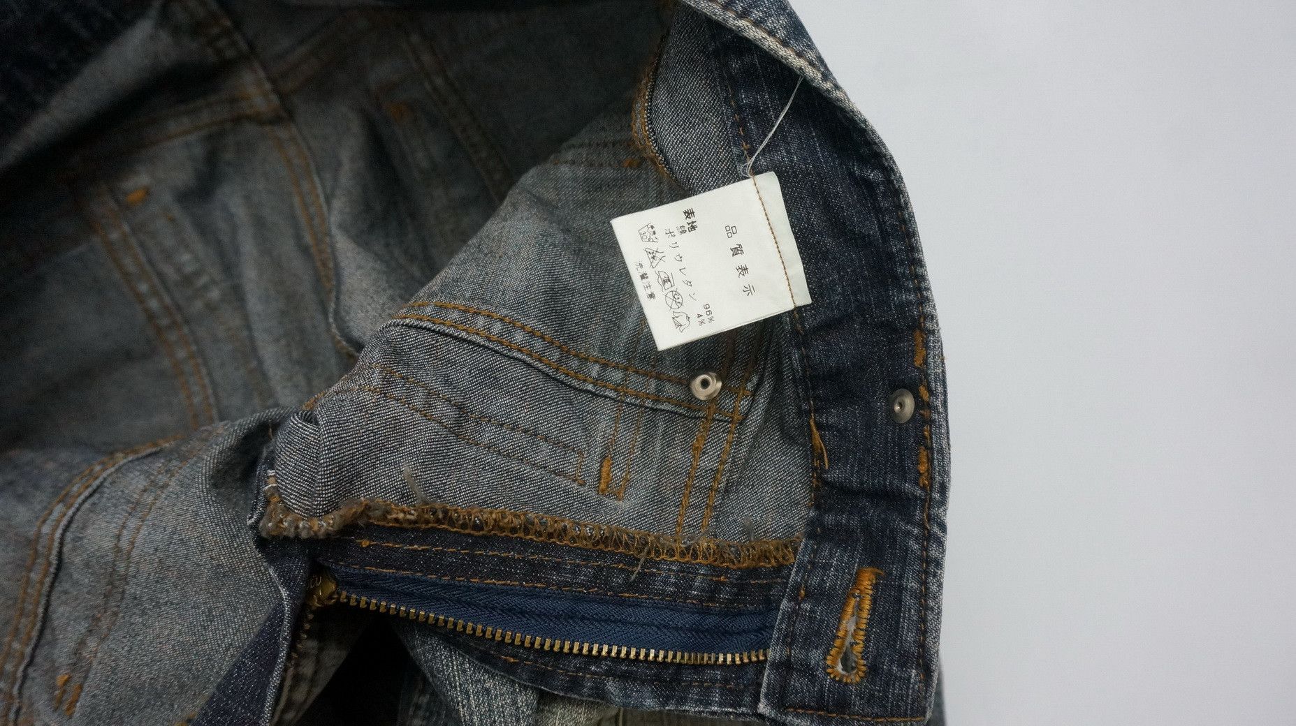 Japanese Brand Fire! Vintage AZUR Japan Flare Hysteric Vibes Womens Jeans Size 30" / US 8 / IT 44 - 19 Thumbnail