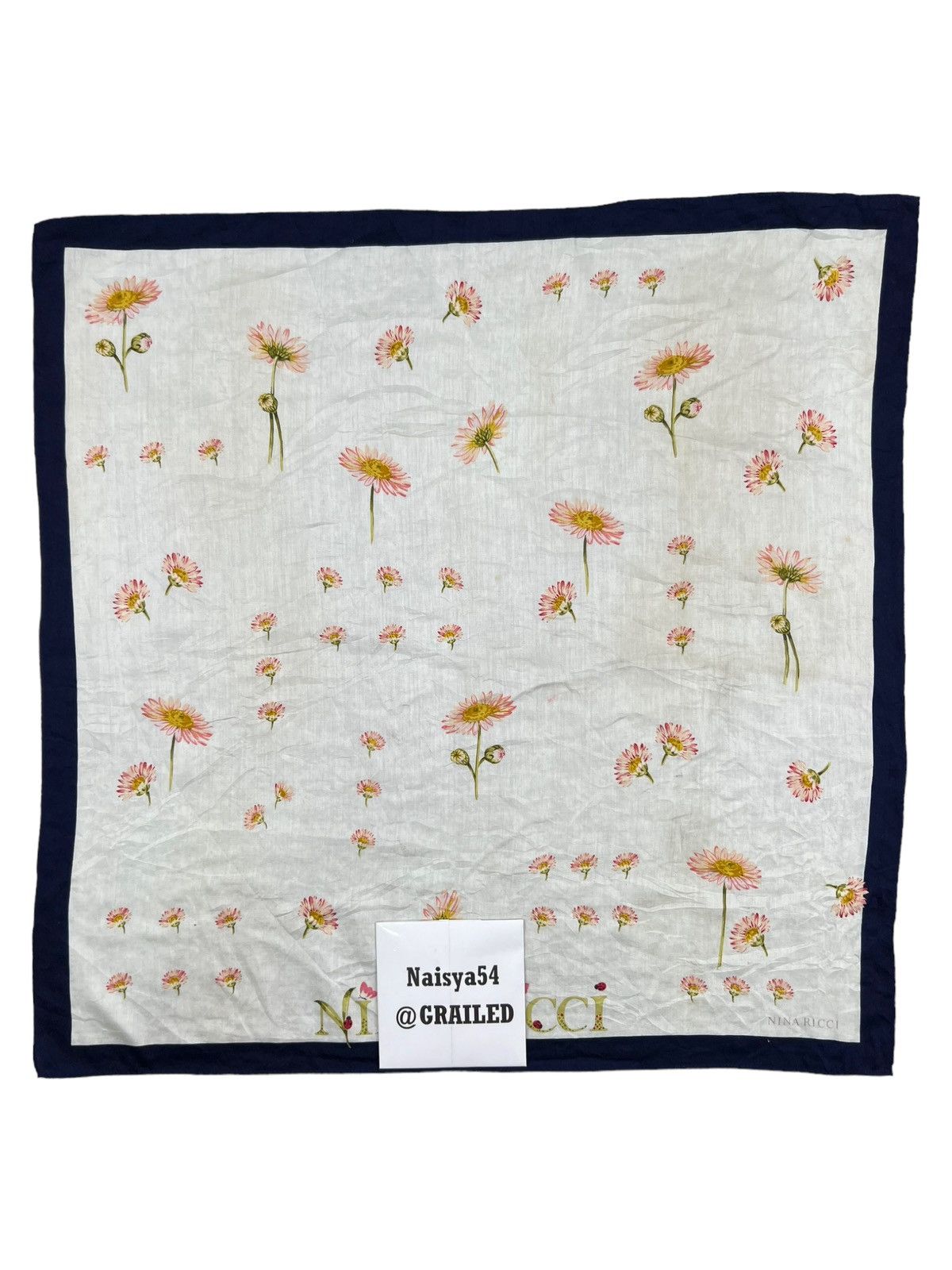 Nina Ricci Nina Ricci Handkerchief Neckerchief Bandana Pocketsquare Size ONE SIZE - 6 Thumbnail