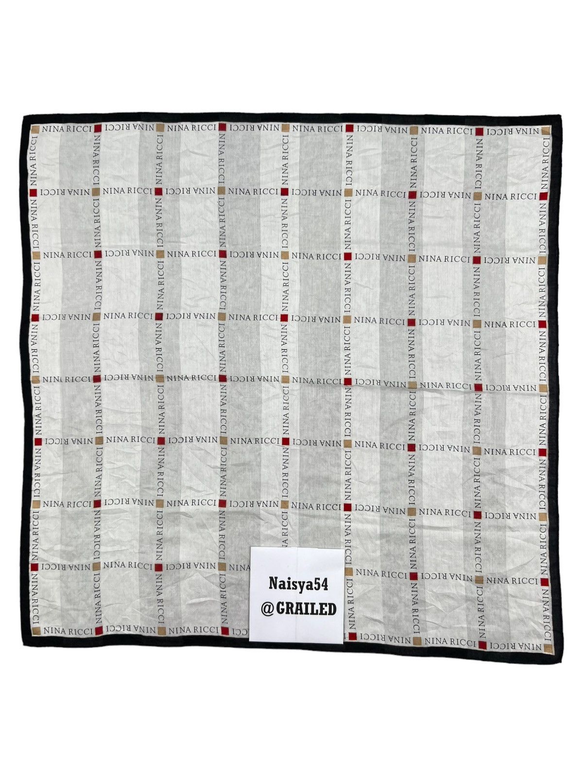 Nina Ricci Nina Ricci Handkerchief Neckerchief Bandana Pocketsquare Size ONE SIZE - 6 Thumbnail