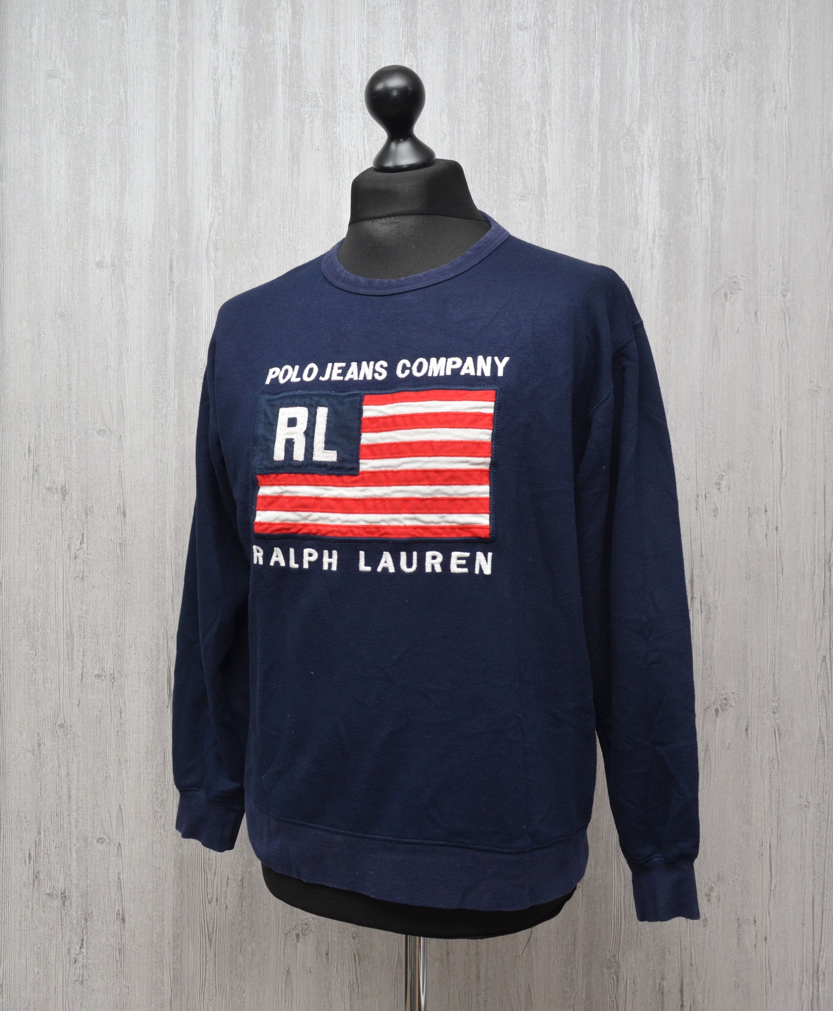 Polo Jeans Company Ralph Lauren Sweatshirt Navy Small