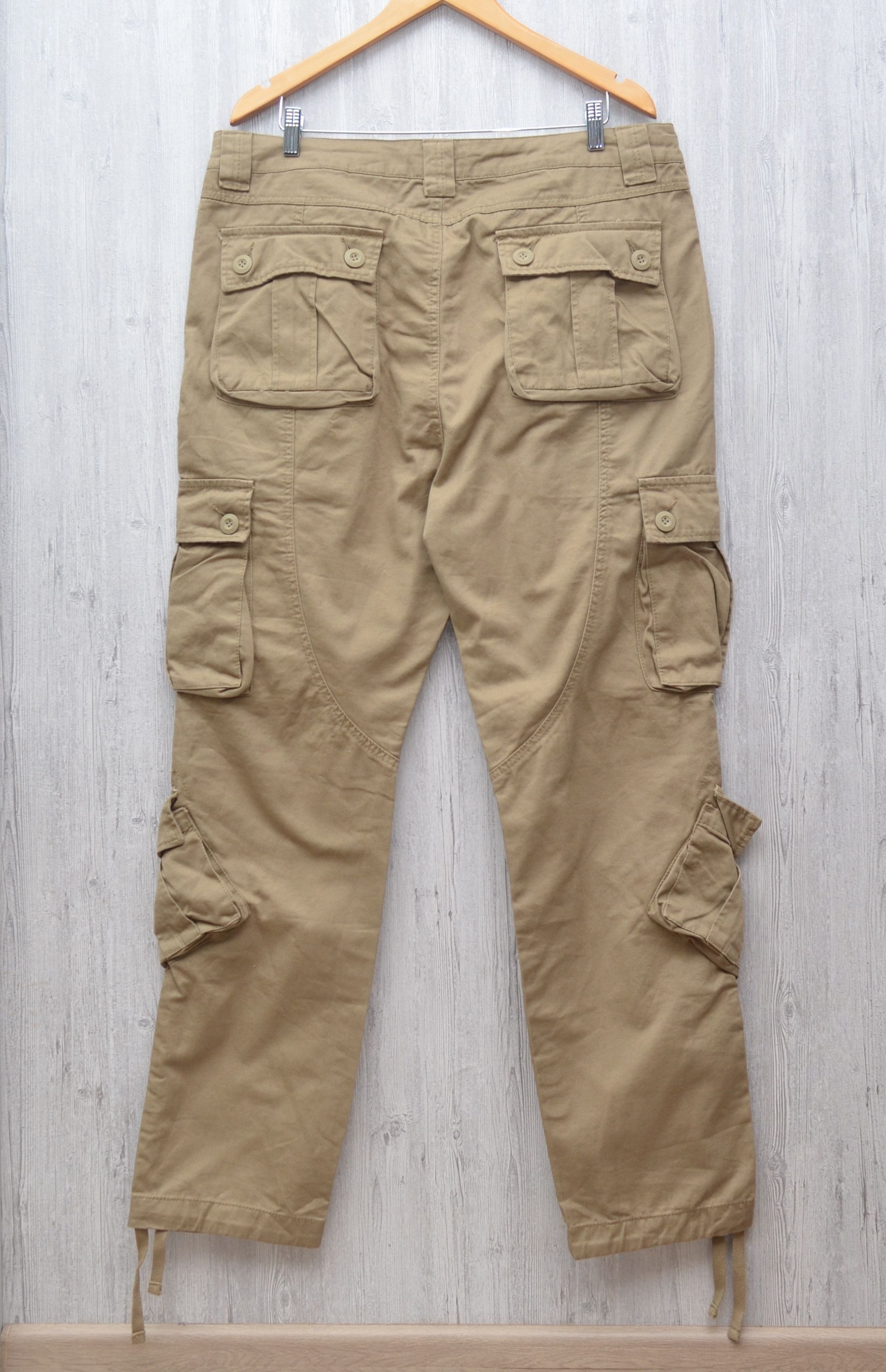 Japanese Brand 8-Pocket Matchstick Utility Tactical Cargo Pants 38x34 Size US 38 / EU 54 - 8 Thumbnail