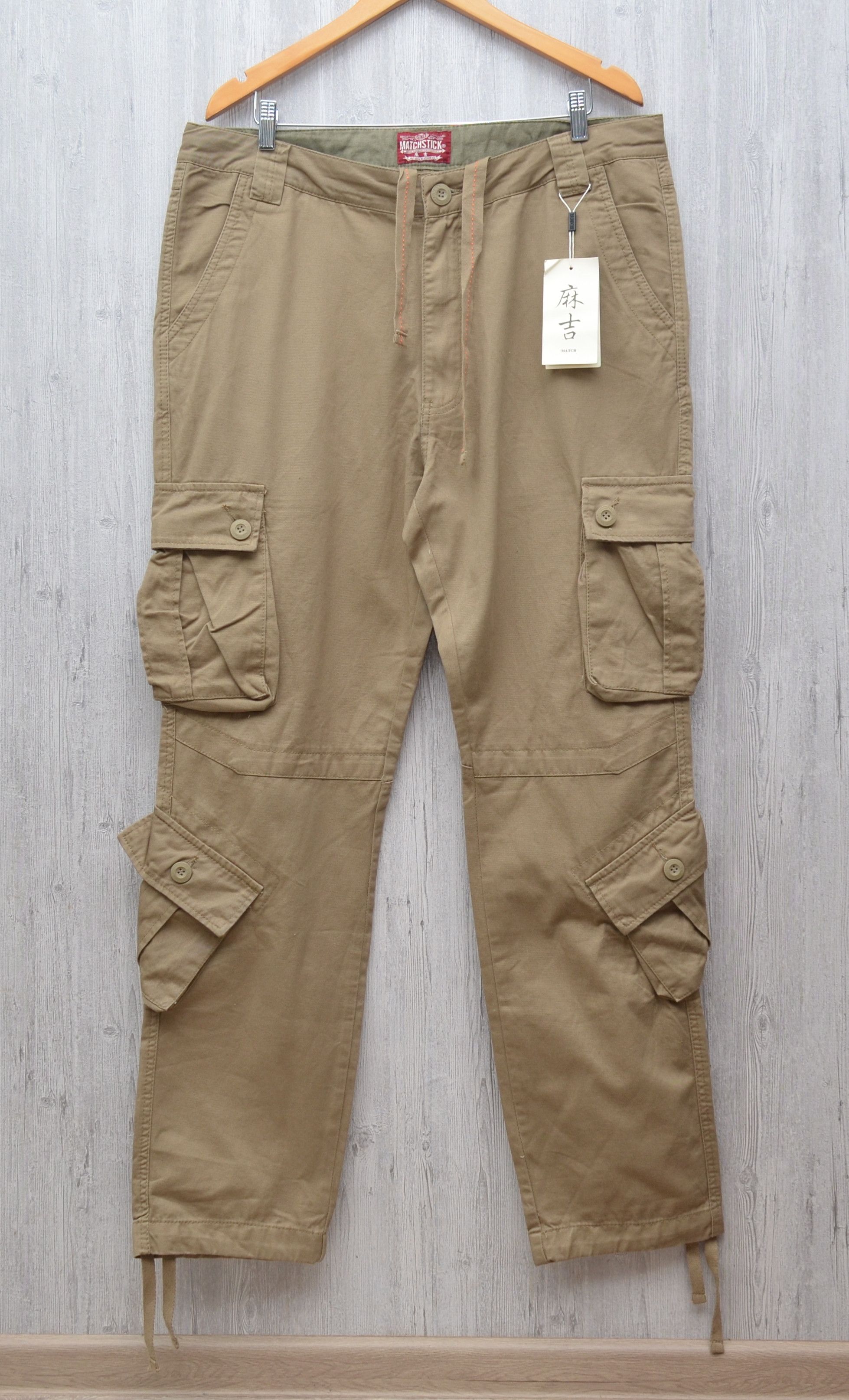 Japanese Brand 8-Pocket Matchstick Utility Tactical Cargo Pants 38x34 Size US 38 / EU 54 - 1 Thumbnail