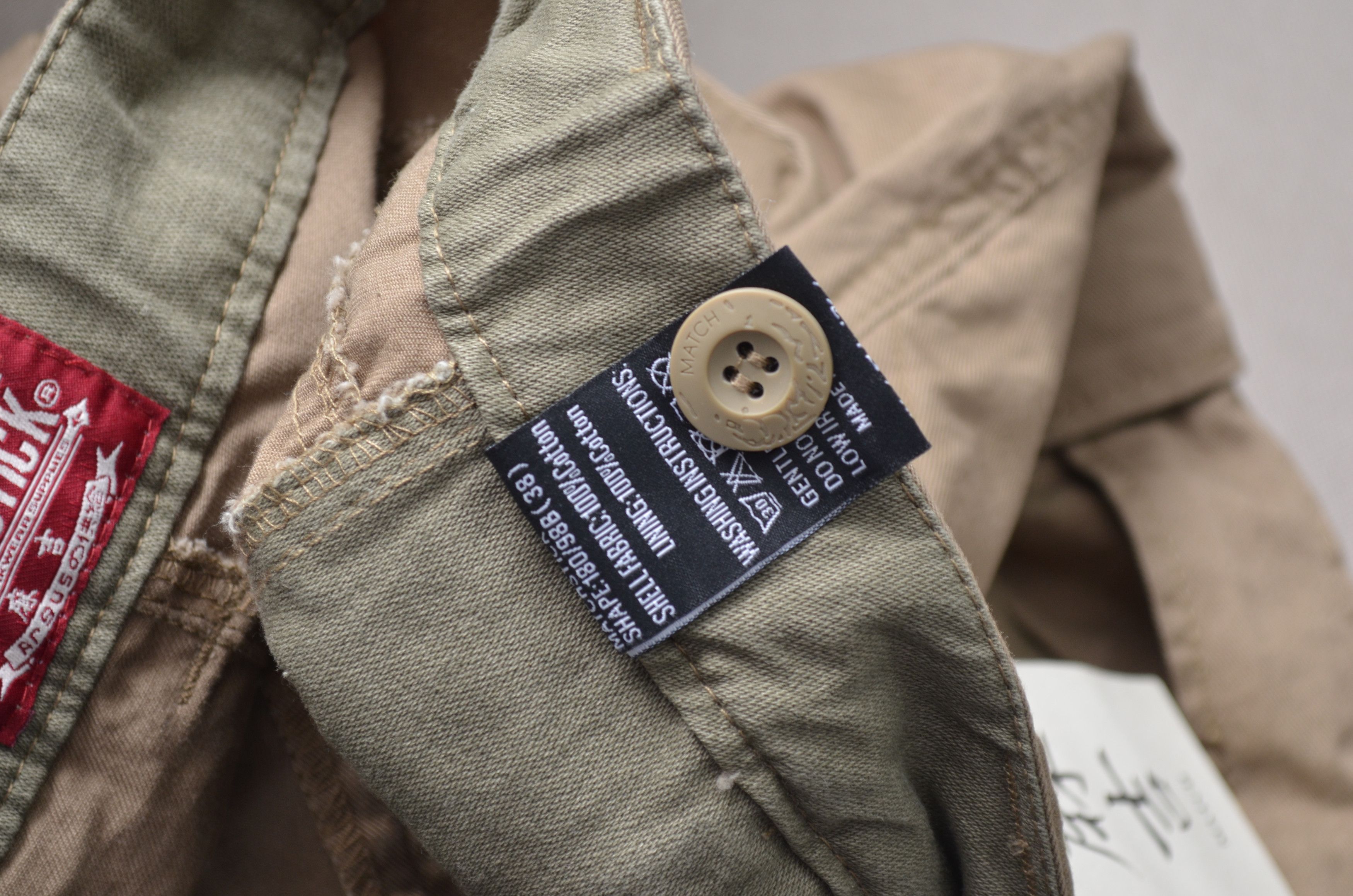 Japanese Brand 8-Pocket Matchstick Utility Tactical Cargo Pants 38x34 Size US 38 / EU 54 - 12 Thumbnail