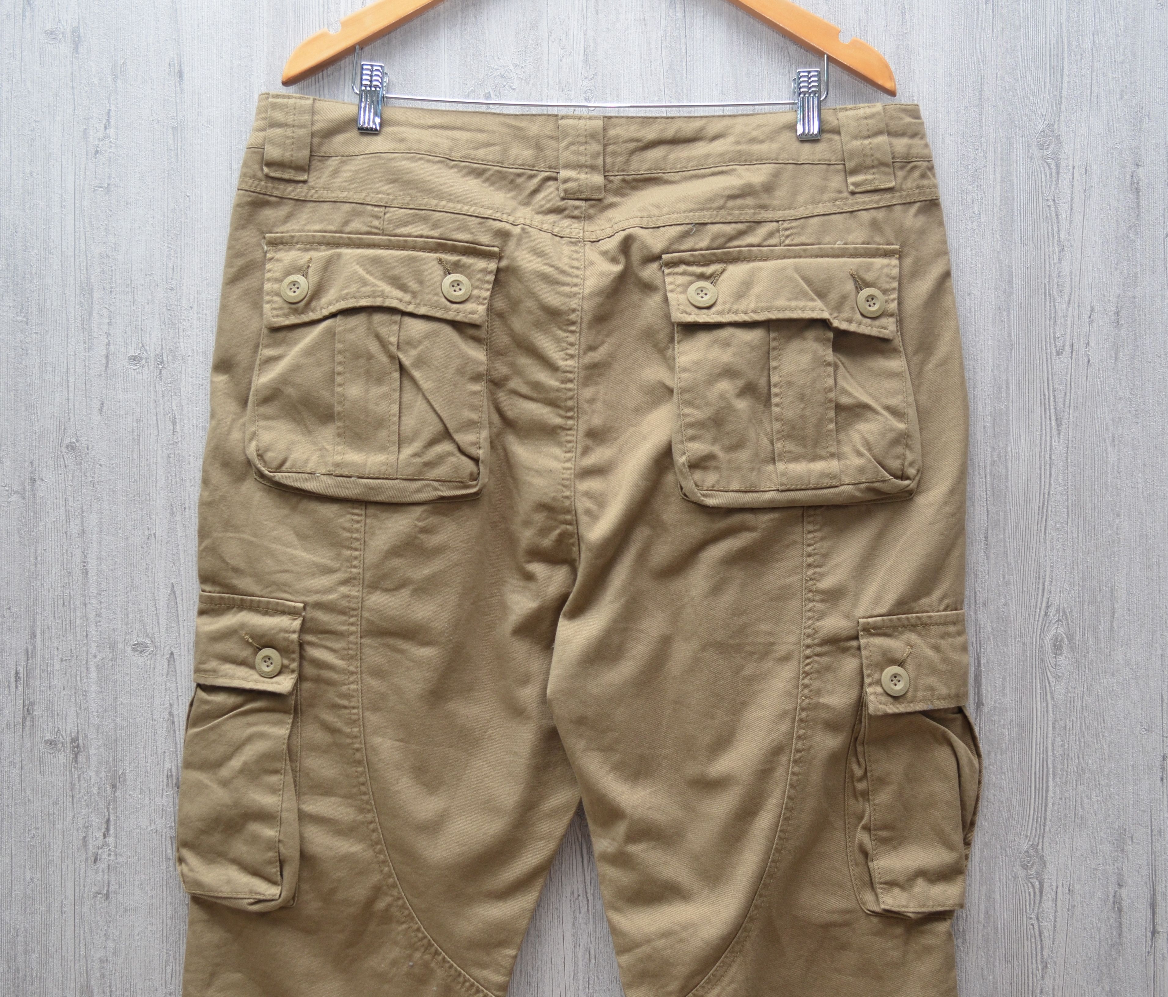 Japanese Brand 8-Pocket Matchstick Utility Tactical Cargo Pants 38x34 Size US 38 / EU 54 - 9 Thumbnail