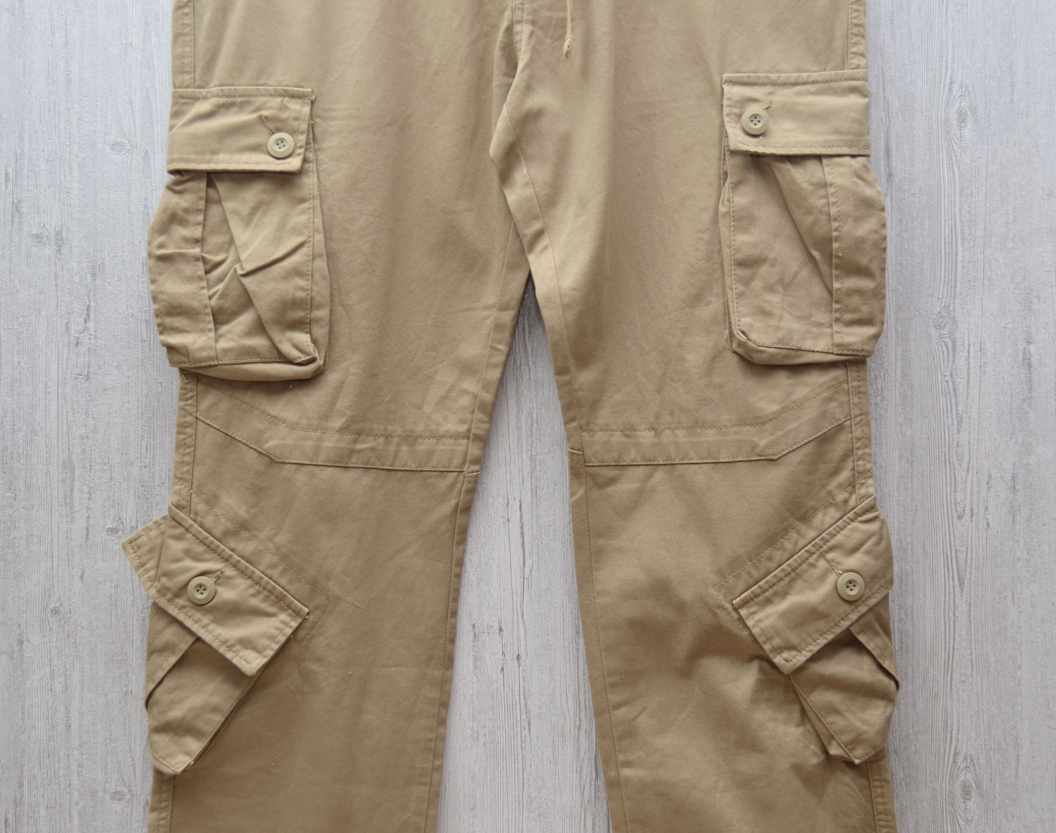 Japanese Brand 8-Pocket Matchstick Utility Tactical Cargo Pants 38x34 Size US 38 / EU 54 - 2 Thumbnail