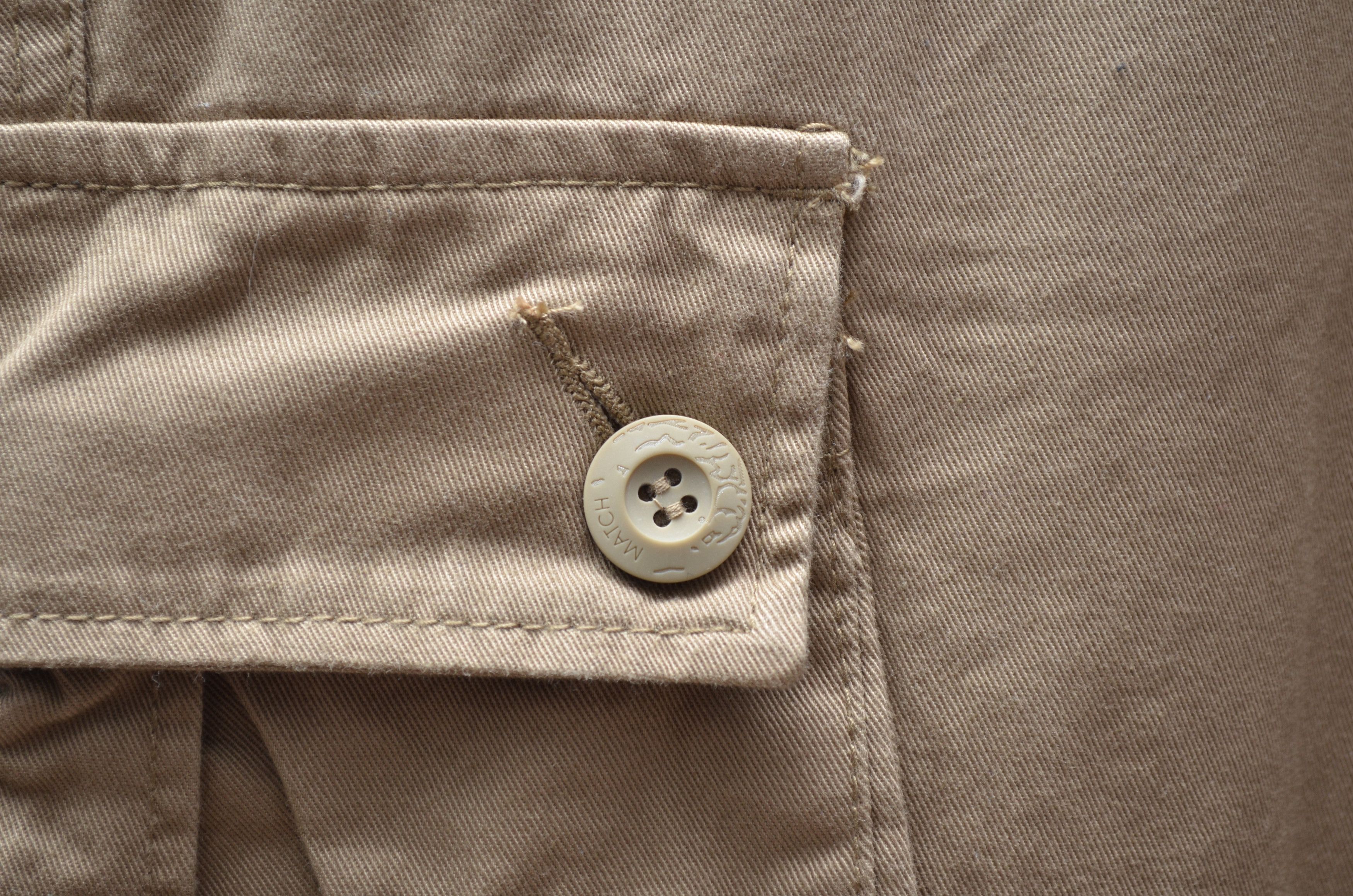 Japanese Brand 8-Pocket Matchstick Utility Tactical Cargo Pants 38x34 Size US 38 / EU 54 - 6 Thumbnail