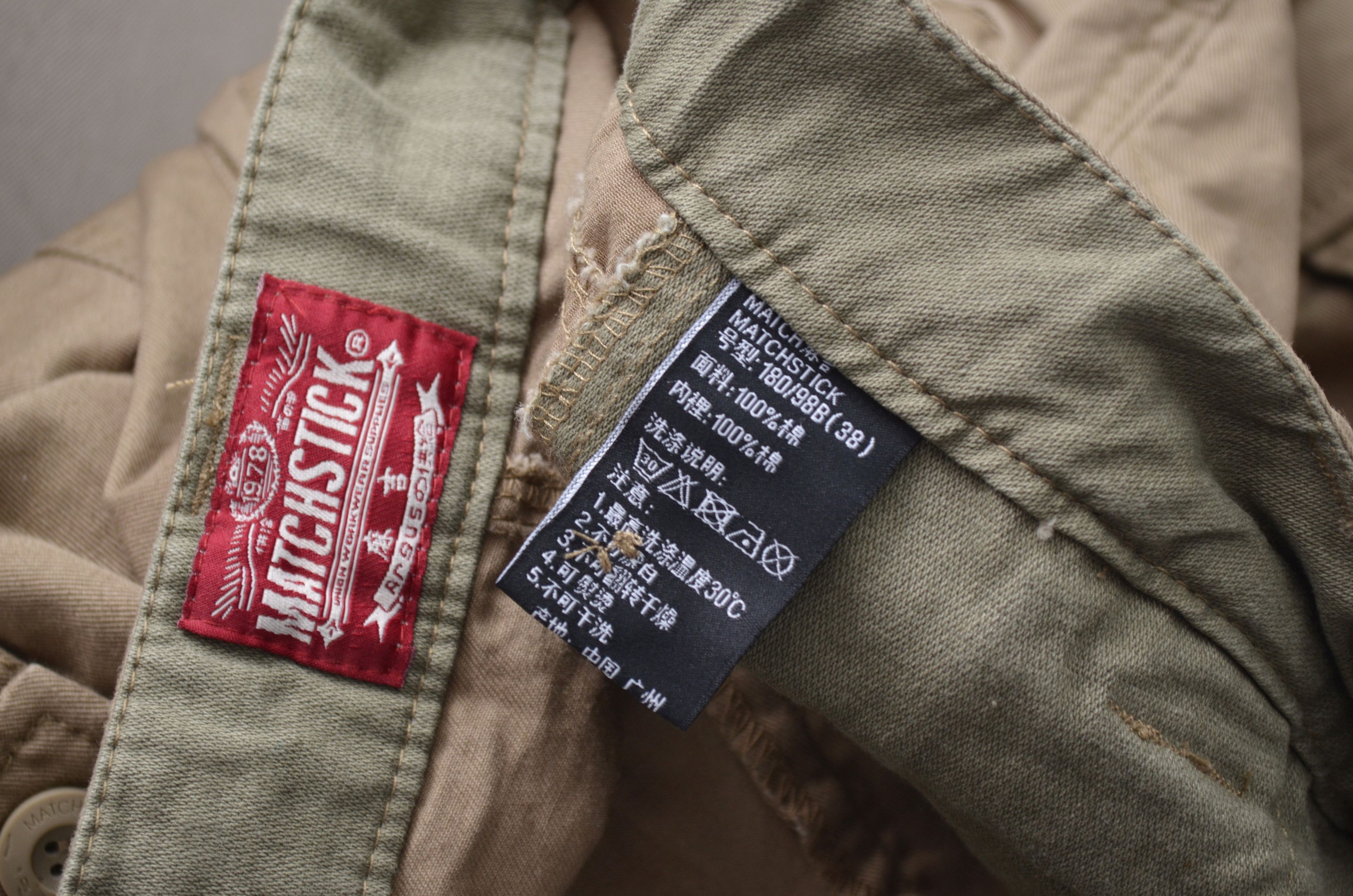 Japanese Brand 8-Pocket Matchstick Utility Tactical Cargo Pants 38x34 Size US 38 / EU 54 - 11 Thumbnail