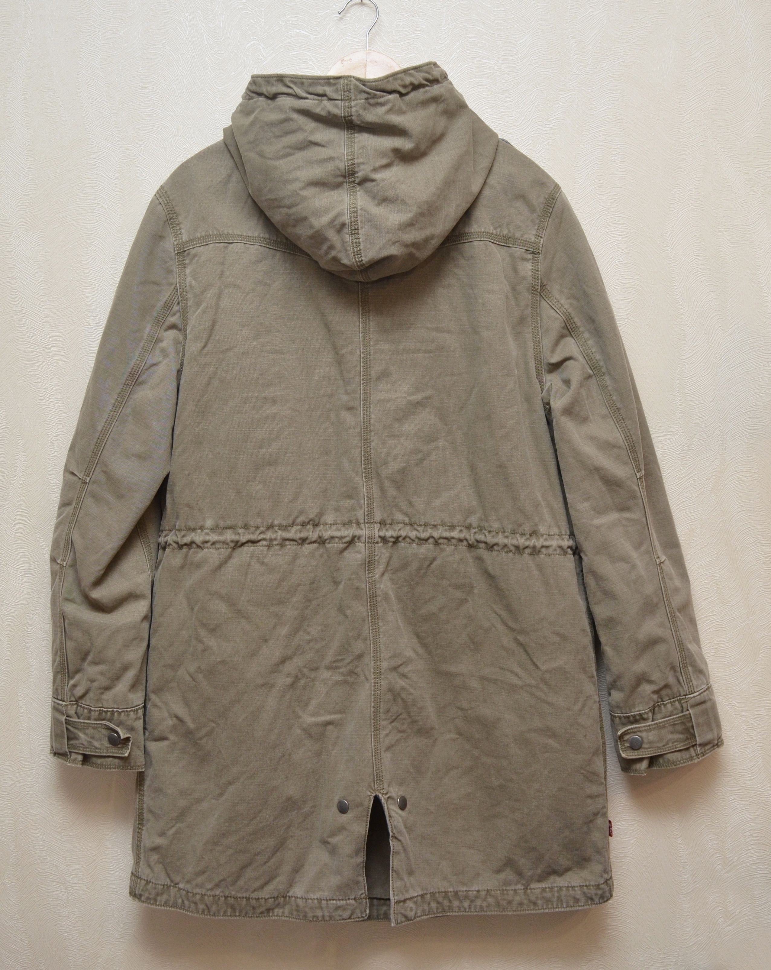 Levi's × Levi's Vintage Clothing × Vintage Levis Olive Parka Jacket Size M Hooded Vintage RARE Size US M / EU 48-50 / 2 - 7 Thumbnail