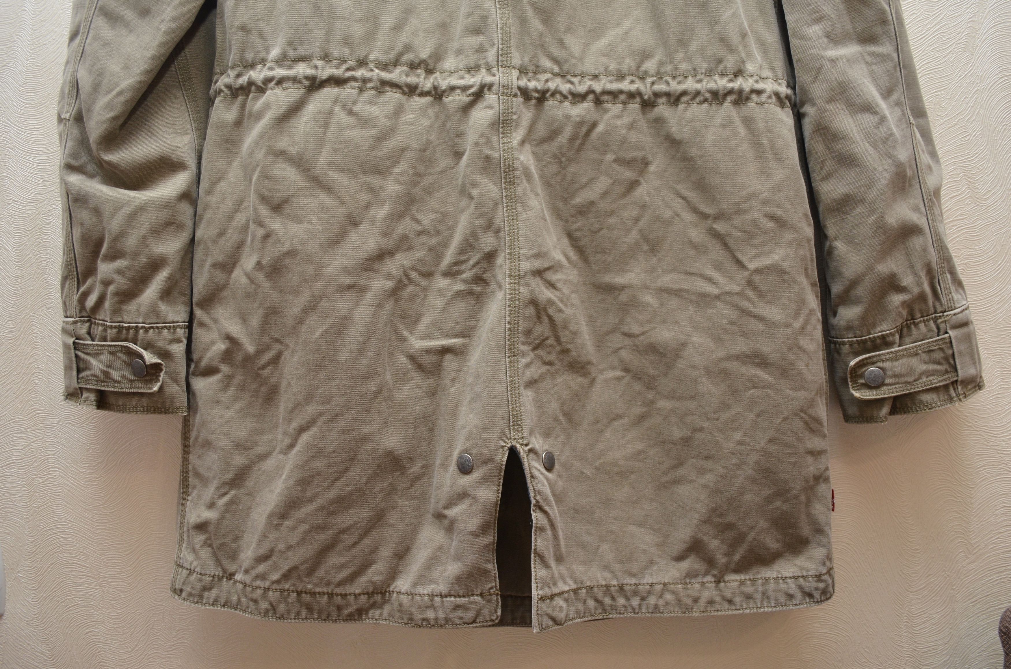 Levi's × Levi's Vintage Clothing × Vintage Levis Olive Parka Jacket Size M Hooded Vintage RARE Size US M / EU 48-50 / 2 - 8 Thumbnail