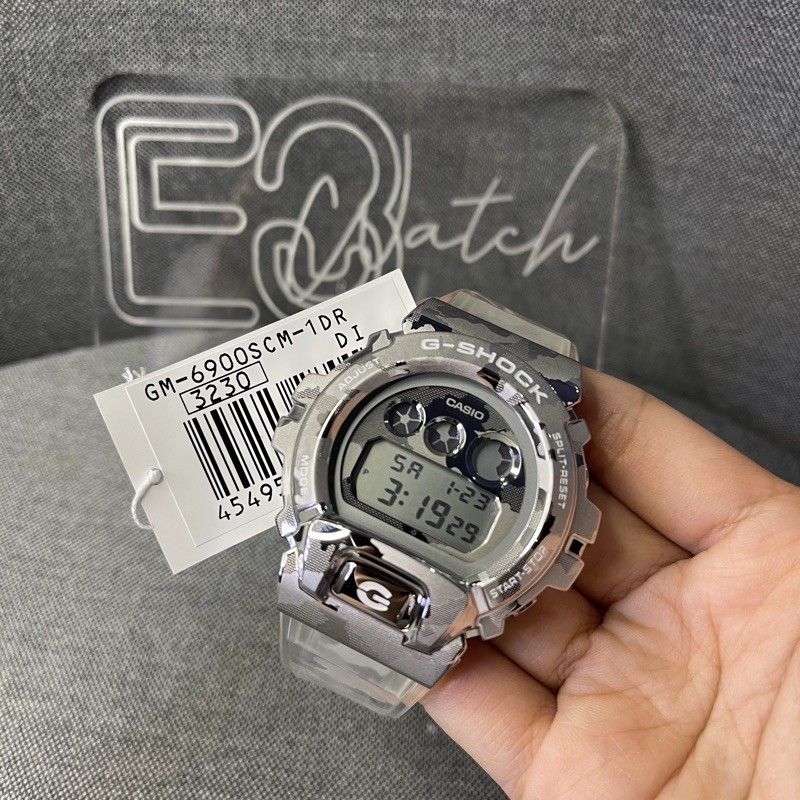 Casio G Shock GM-6900SCM-1 Metal Cover Transparented