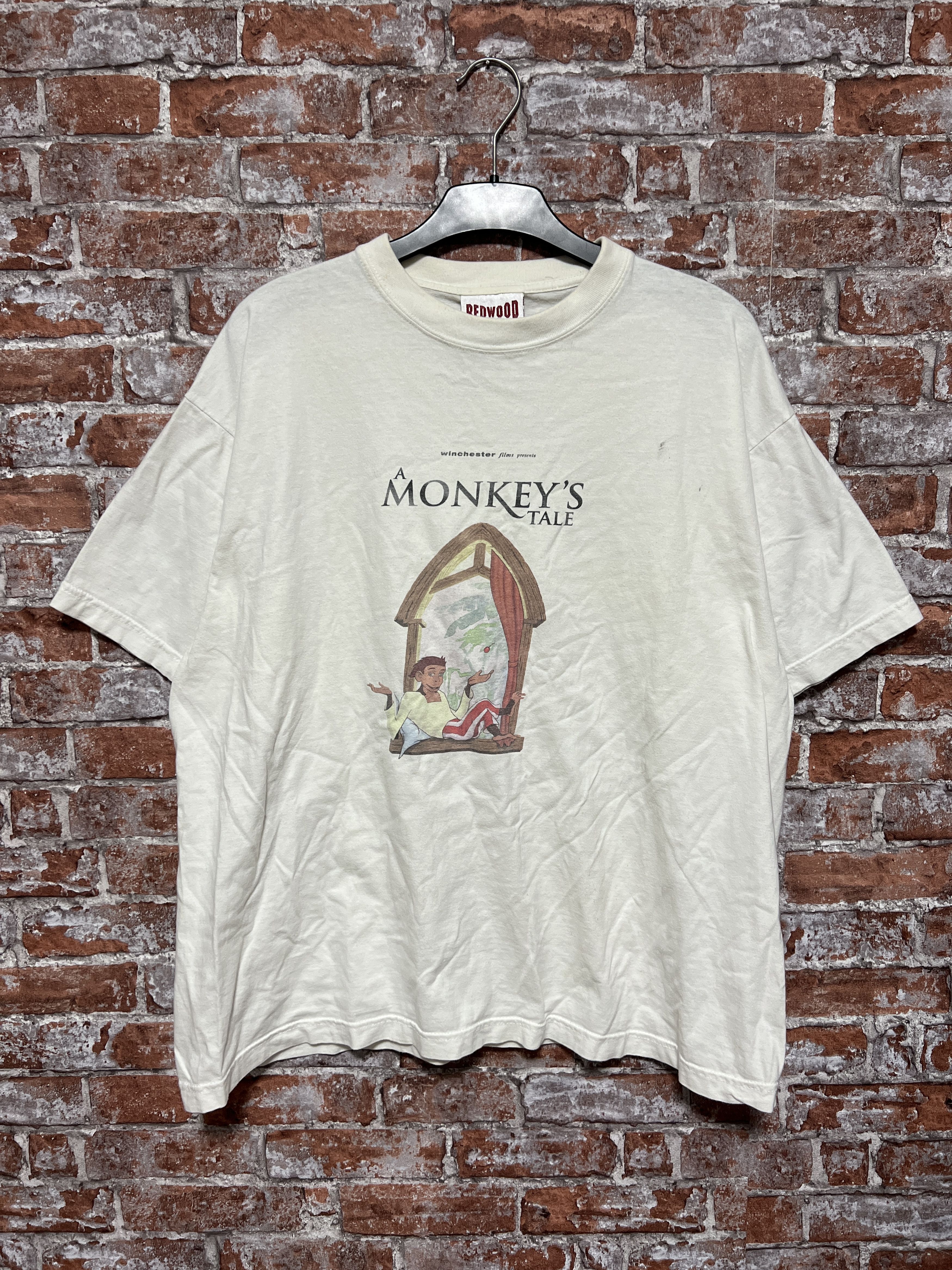 Cartoon Network × Vintage Vintage 1999 A Monkeys Tale Rare Cartoon Book T-shirt Size US XL / EU 56 / 4 - 1 Thumbnail