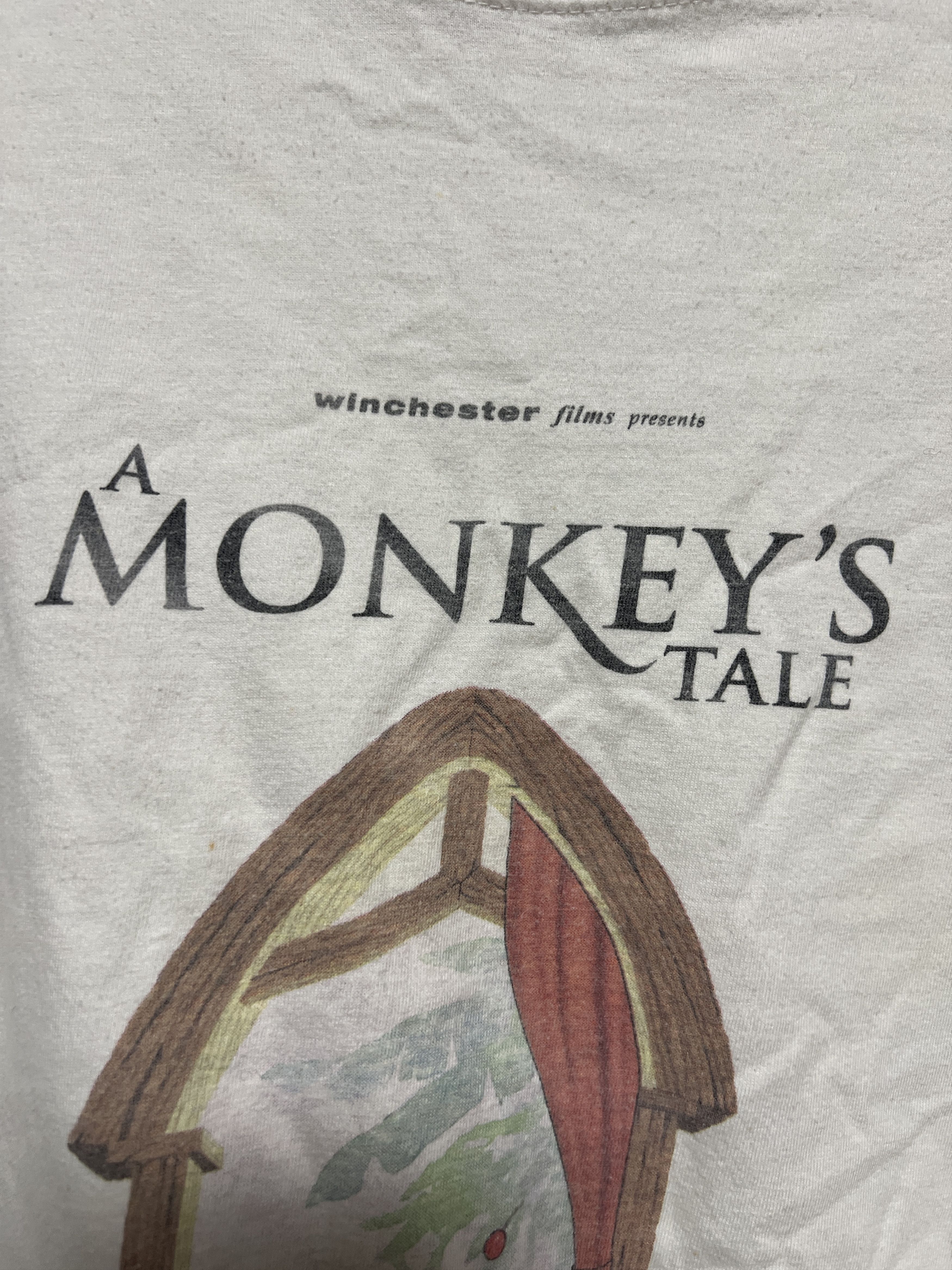 Cartoon Network × Vintage Vintage 1999 A Monkeys Tale Rare Cartoon Book T-shirt Size US XL / EU 56 / 4 - 5 Thumbnail