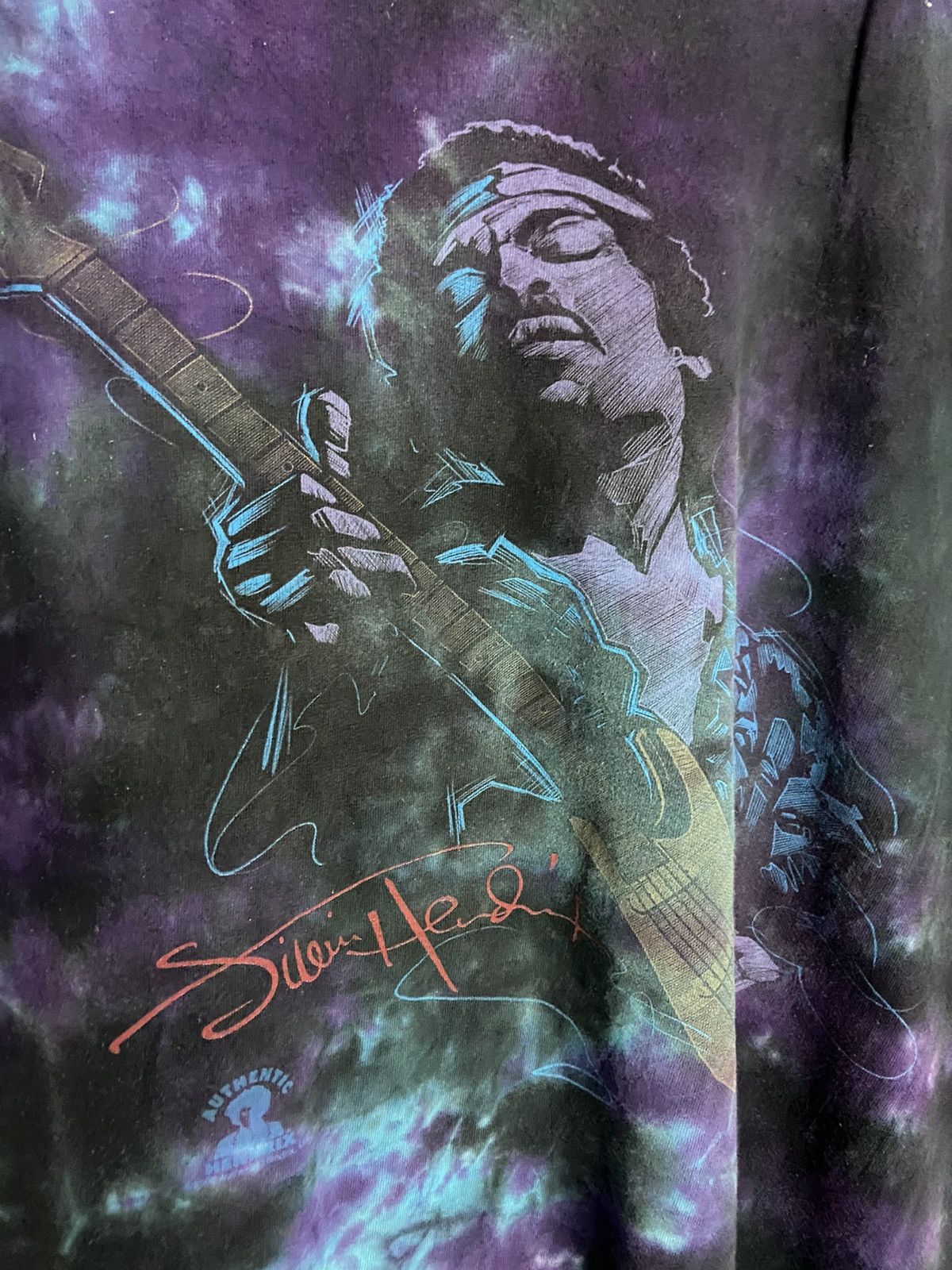 Jimi Hendrix × Liquid Blue × Vintage VINTAGE JIMI HENDRIX X LIQUID BLUE💔 Size US XL / EU 56 / 4 - 3 Thumbnail