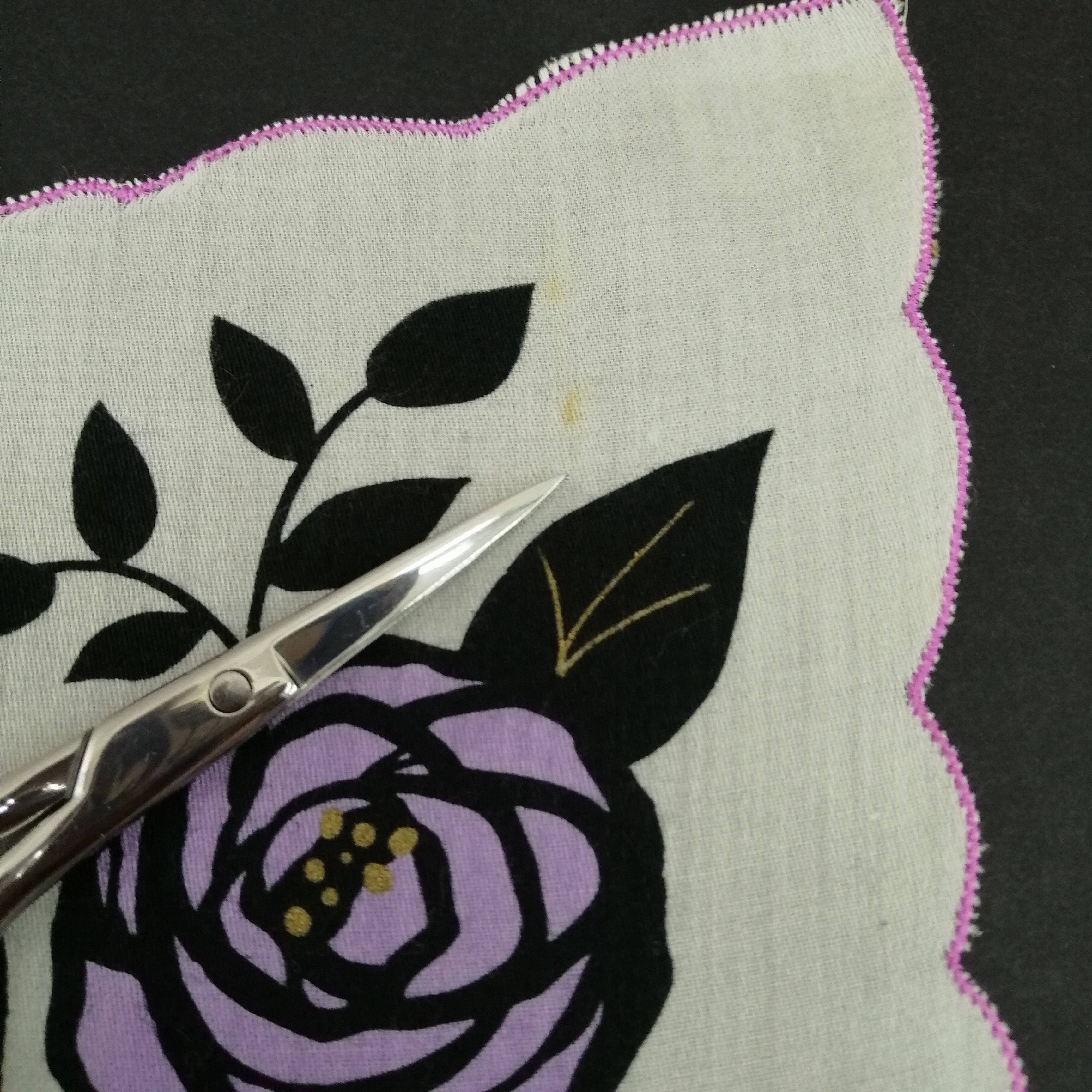Vintage Anna Sui Handkerchief/Neckerchief/Bandana-KD3194 Size ONE SIZE - 4 Thumbnail