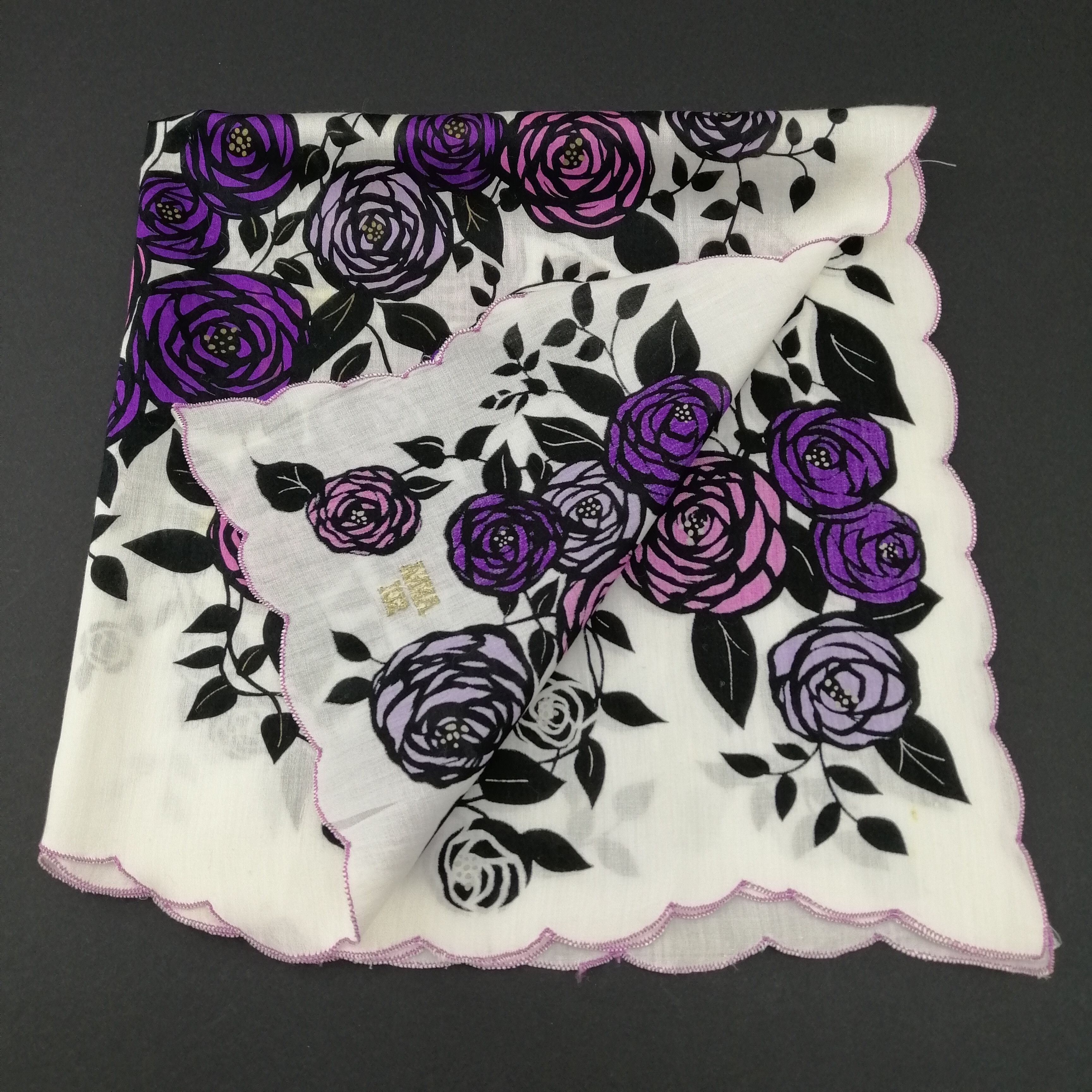 Vintage Anna Sui Handkerchief/Neckerchief/Bandana-KD3194 Size ONE SIZE - 7 Thumbnail