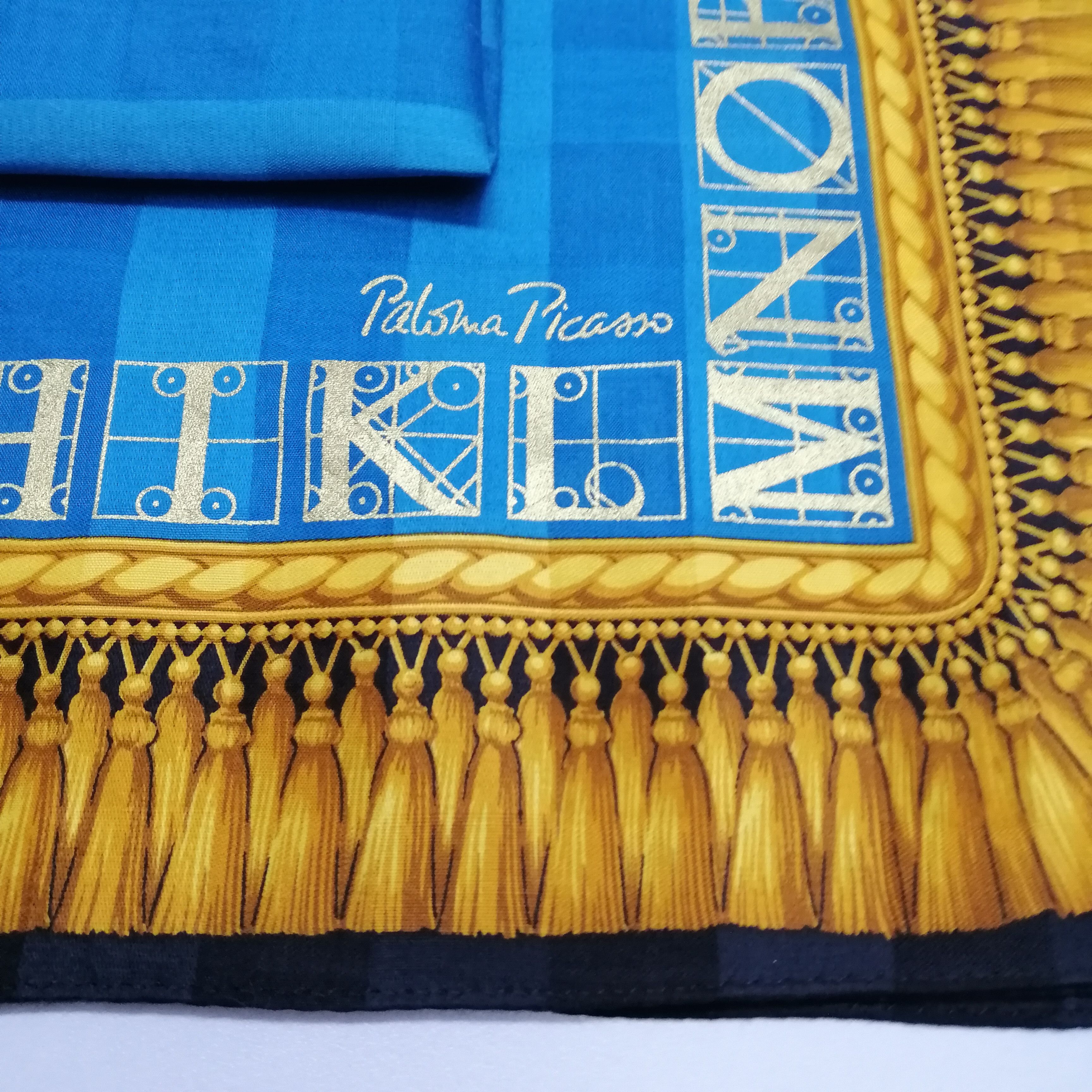 Paloma Picasso Paloma Picasso Handkerchief/Neckerchief/Bandana-2039 Size ONE SIZE - 4 Thumbnail