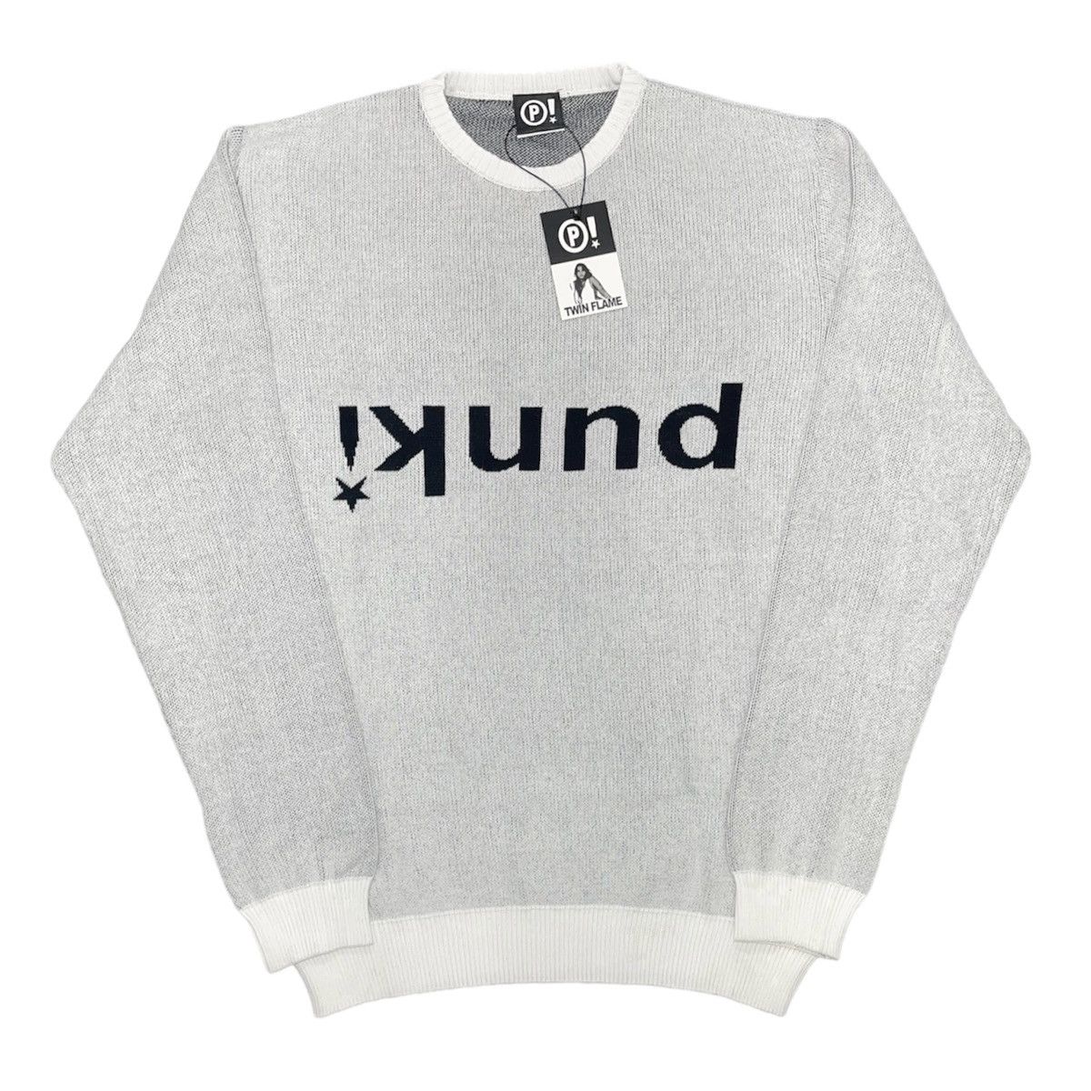 Joy Divizn BRAND NEW 2022 JOY DIVIZN PUNK! KNITTED SWEATER - WHITE Size US M / EU 48-50 / 2 - 1 Thumbnail